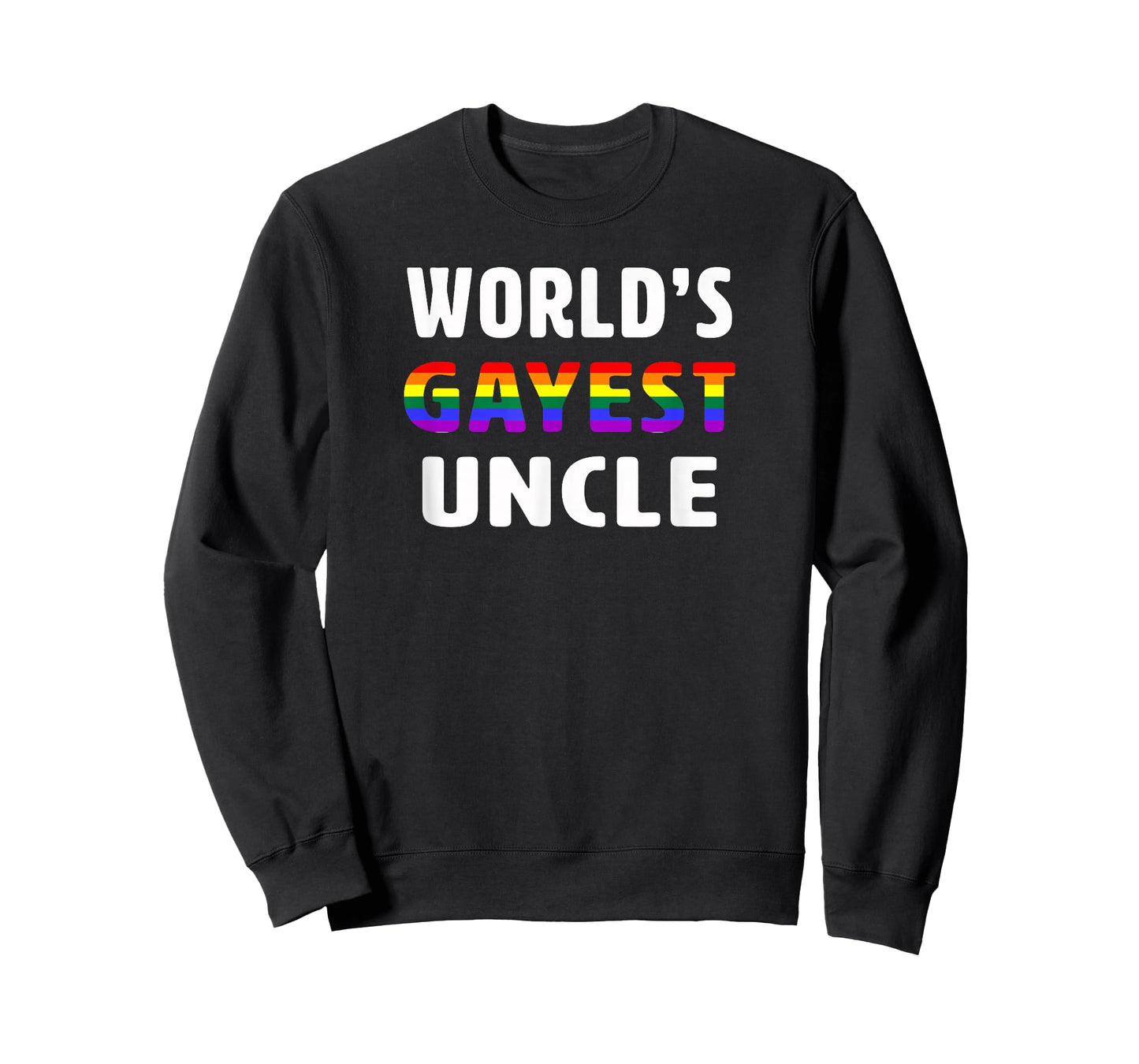 Funny Gay Uncle LGBT TShirt World's Gayest Uncle Shirt T-Shirt
