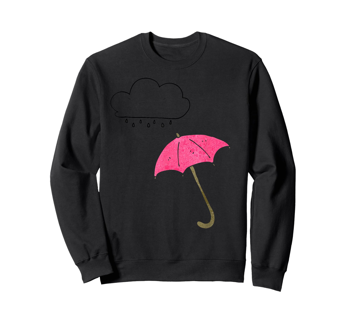 RAIN CLOUD WITH PINK UMBRELLA T-SHIRT T-Shirt