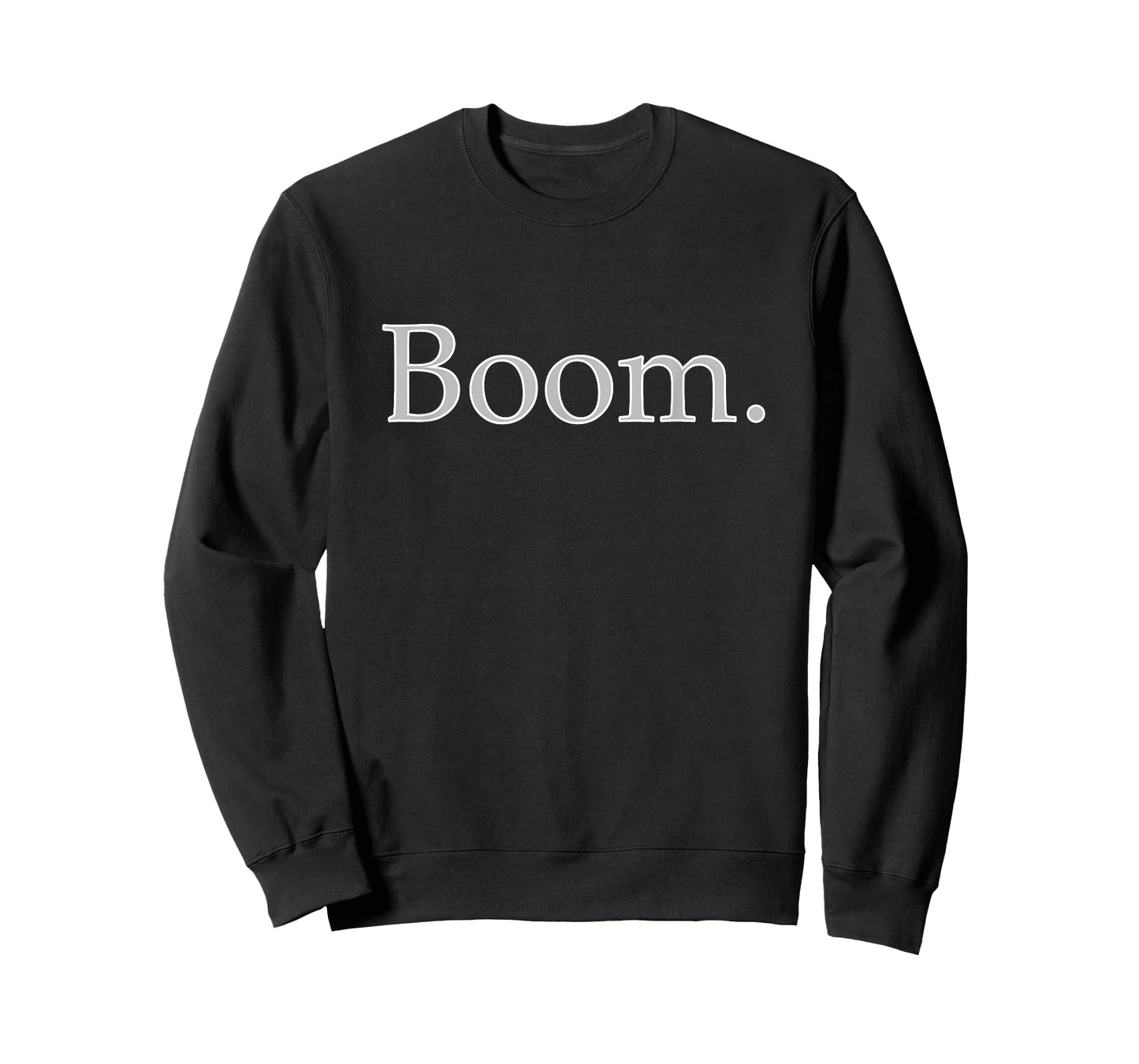 "BOOM." motivational, inspirational, gym, workout shirt. T-Shirt