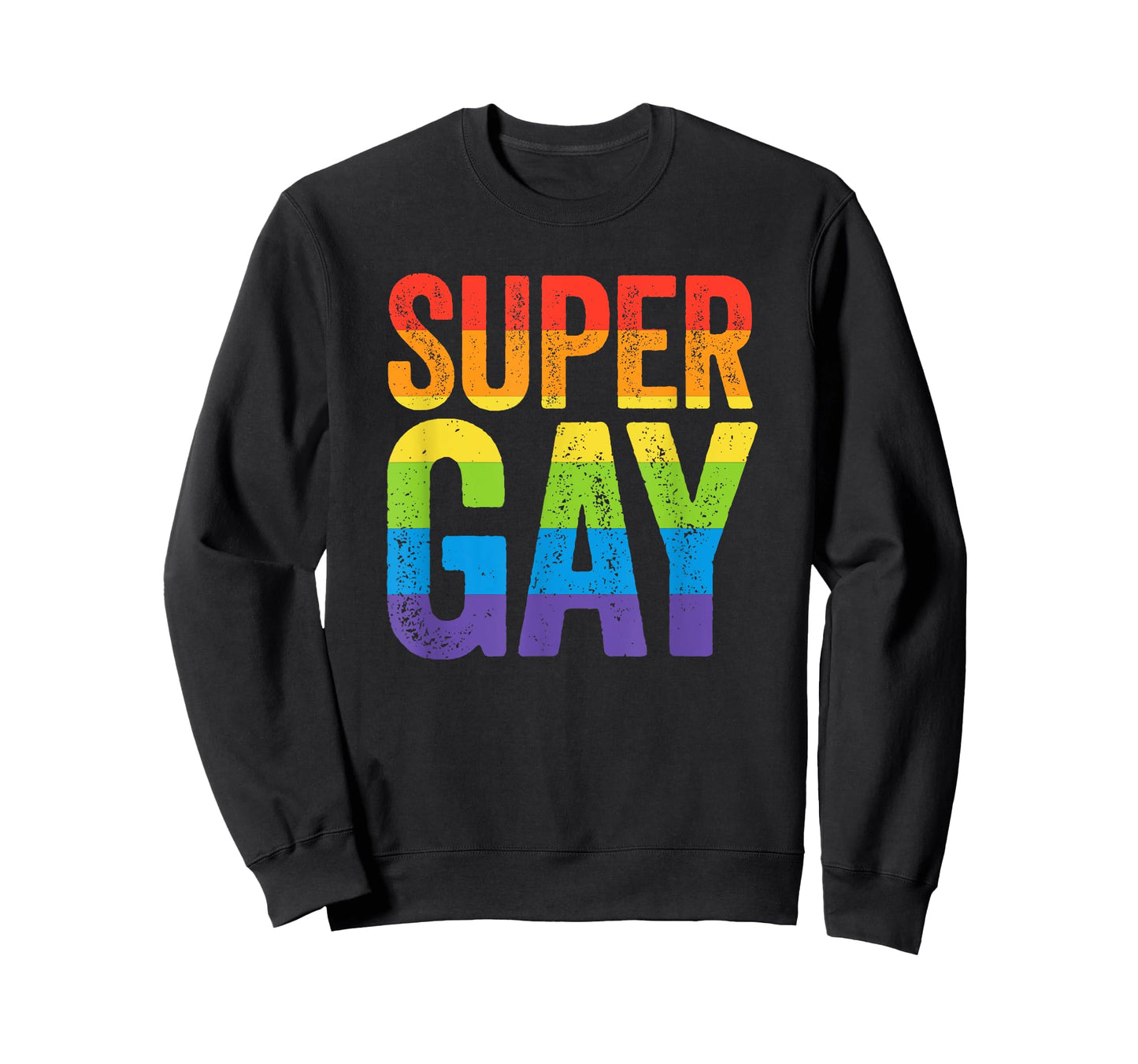 Super Gay T Shirt - LGBT Pride Rainbow Flag Gay Lesbian T-Shirt