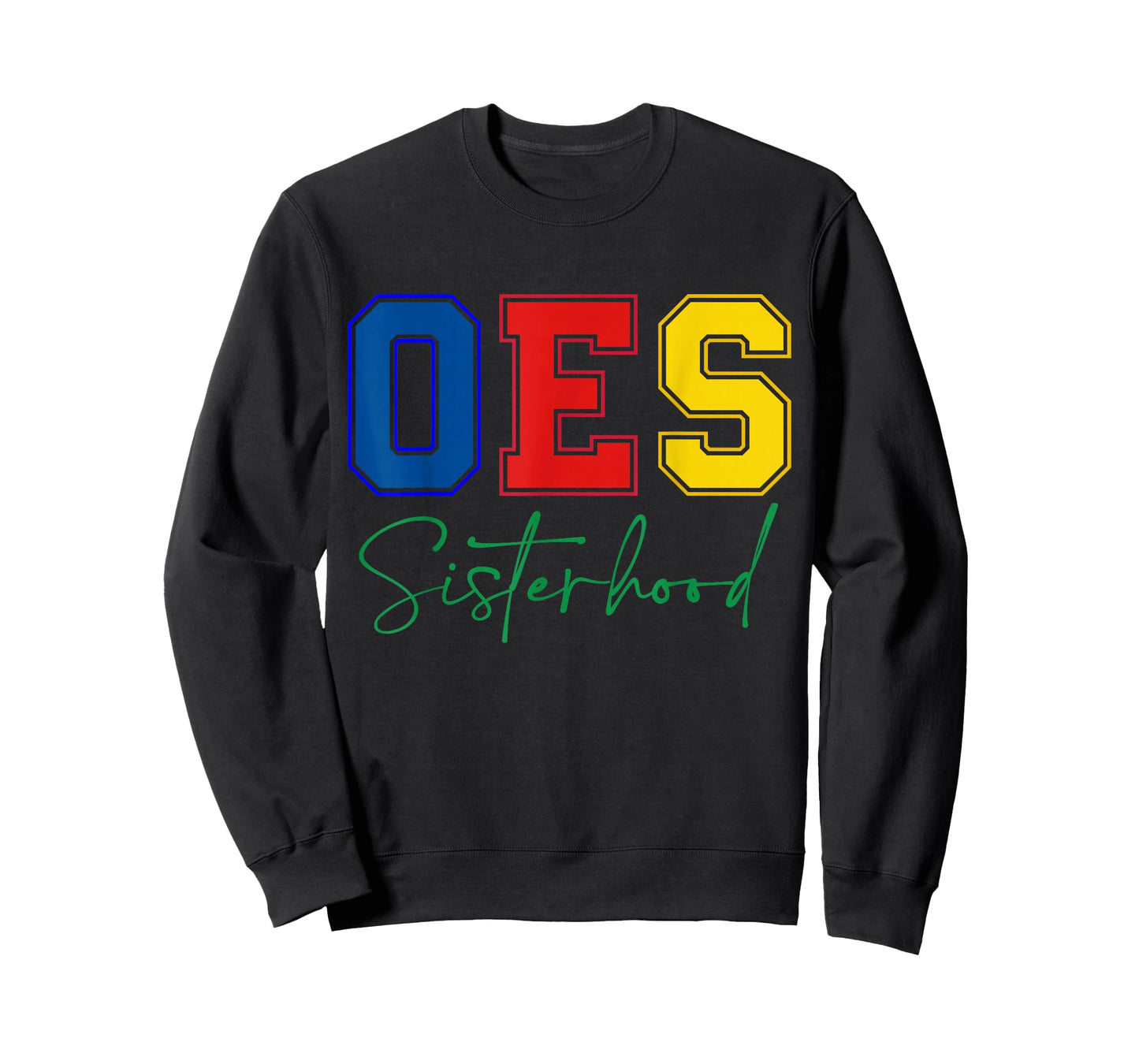 OES Sisterhood Order of The Eastern Star Colors Christmas T-Shirt