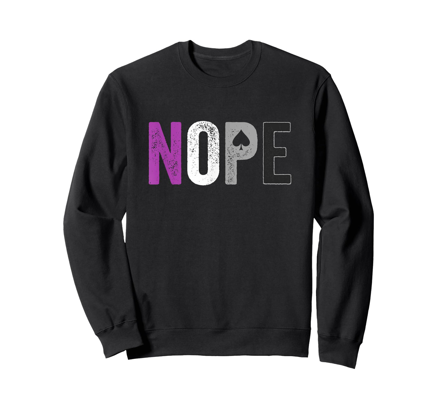 Nope Asexual Pride Shirt - Asexuality ACE Flag Ally Gift T-Shirt