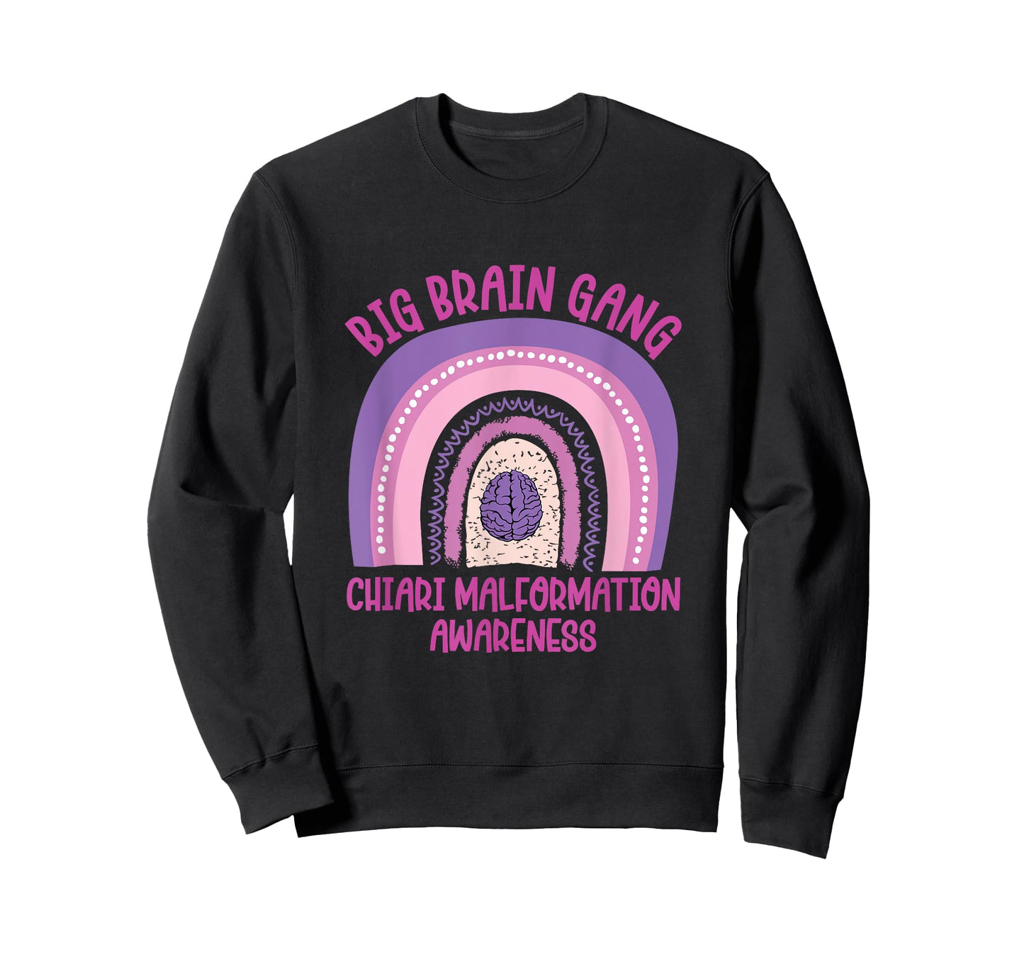 big brain gang Arnold Chiari Malformation awareness T-Shirt