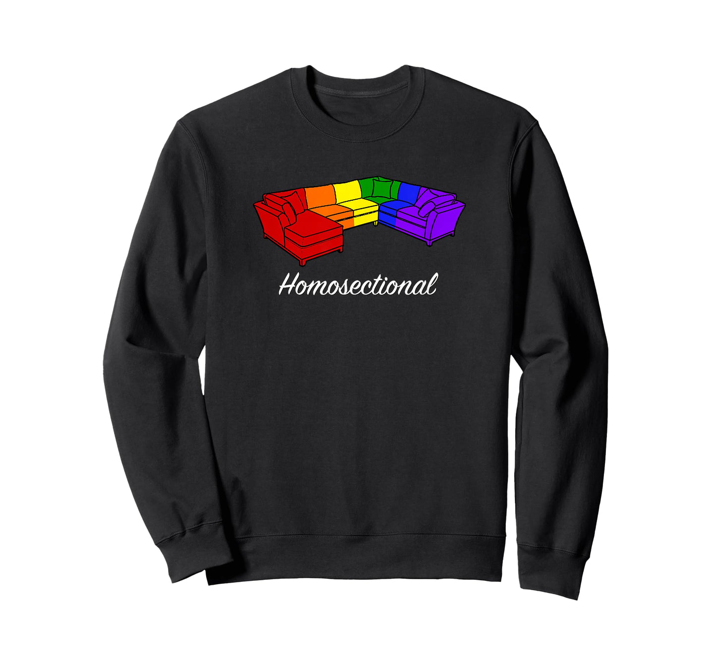 Homosectional - Gay Pride - Rainbow - Funny t-shirt T-Shirt