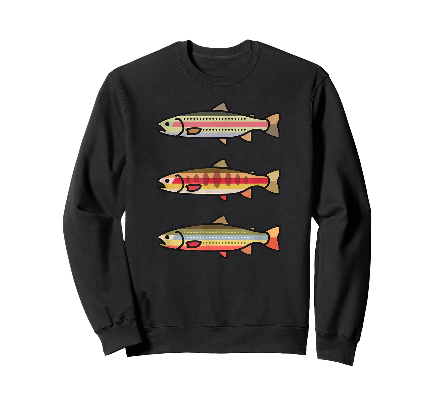 Rainbow Golden Brook Trout T-Shirt Fishing Gift for Anglers T-Shirt