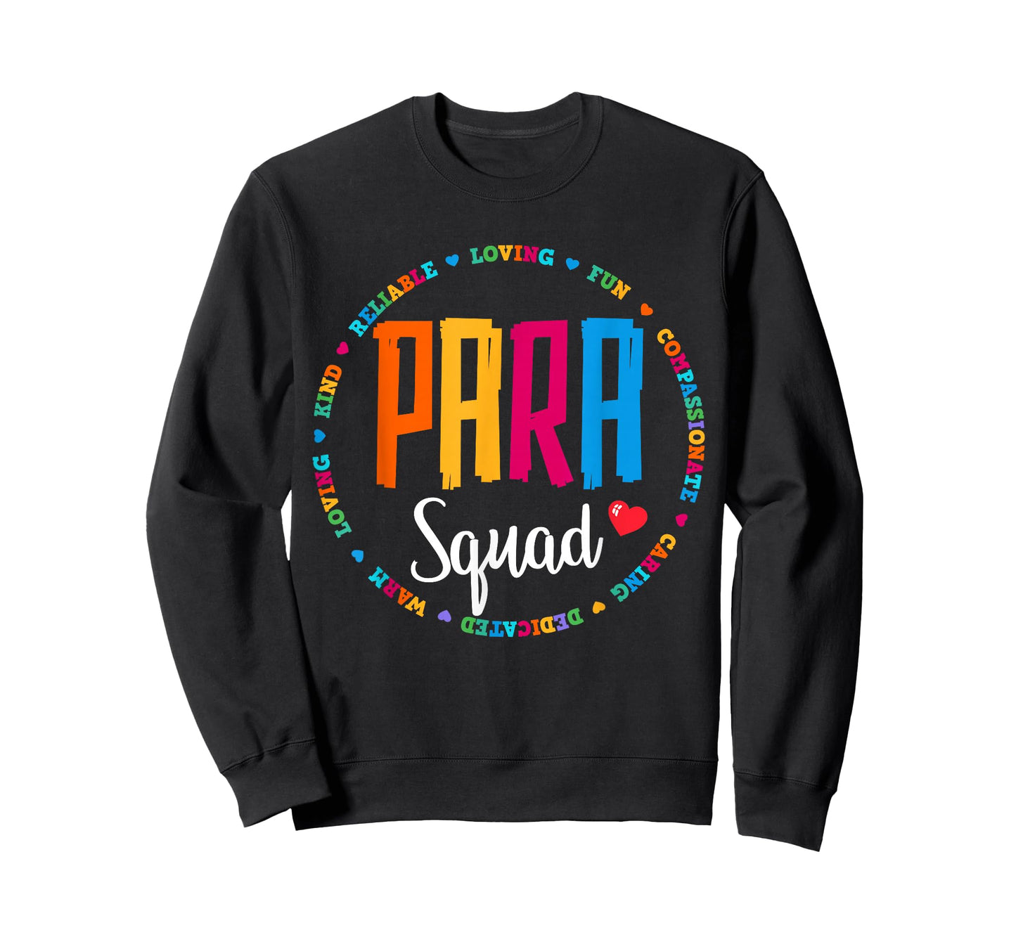 Para Squad Paraprofessional Teacher Educator Assistant Team T-Shirt