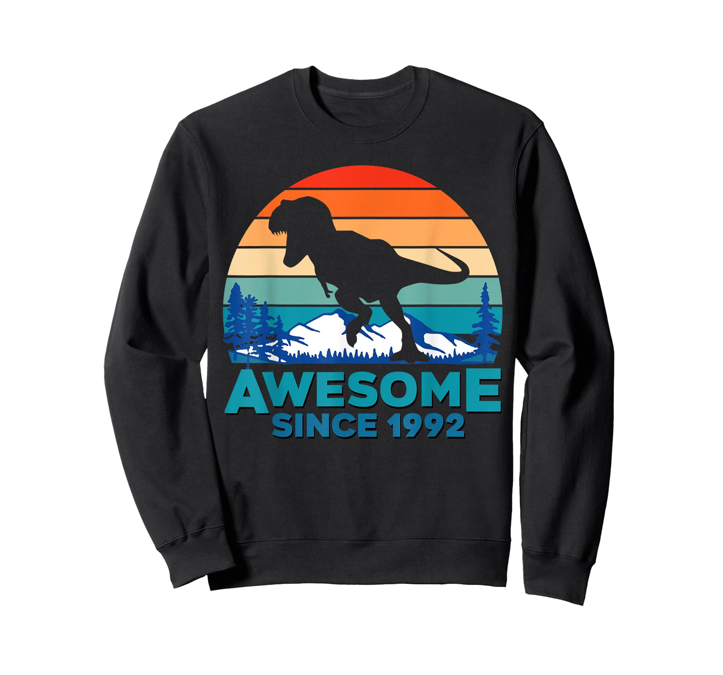 Awesome Since 1992 T-Shirt 28 Years Old Dinosaur Gift T-Shirt