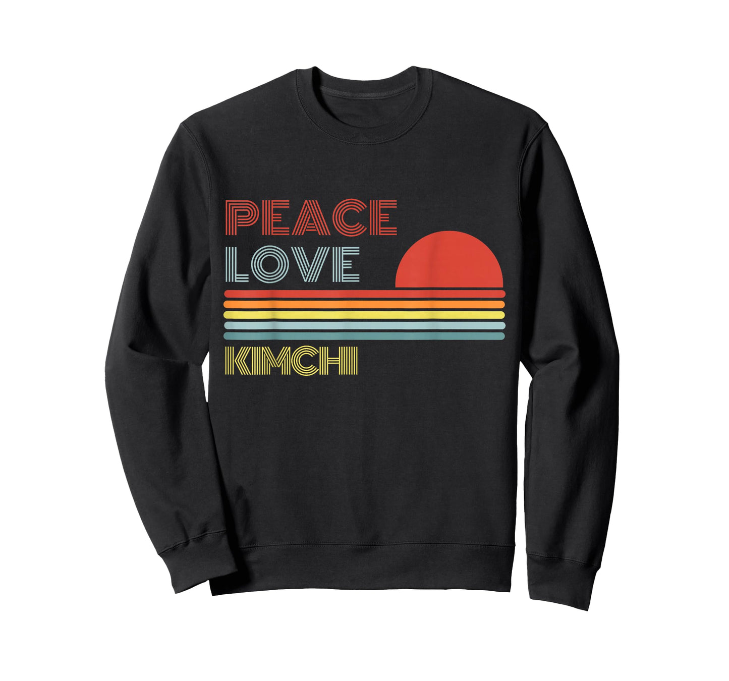 Peace Love Kimchi Retro Vintage T-Shirt