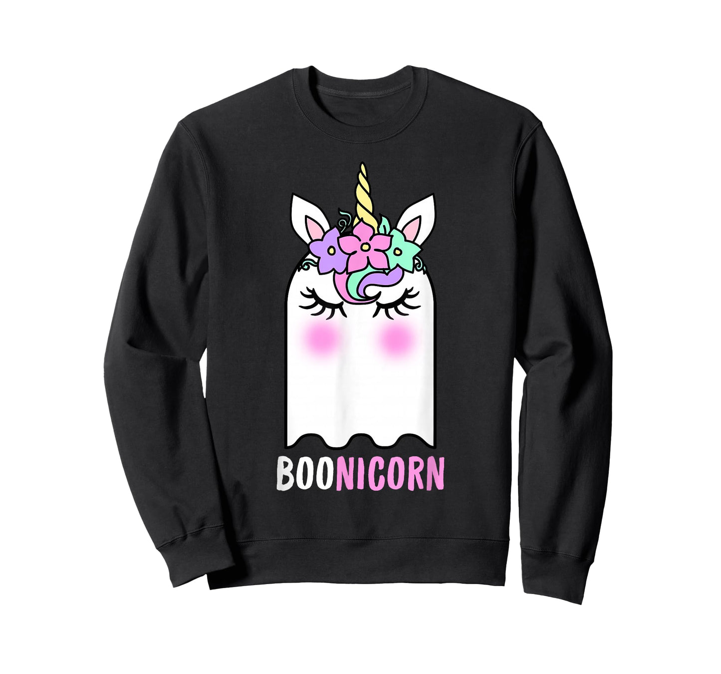 Boonicorn Unicorn Ghost, Unicorn Halloween Shirt for Girls T-Shirt