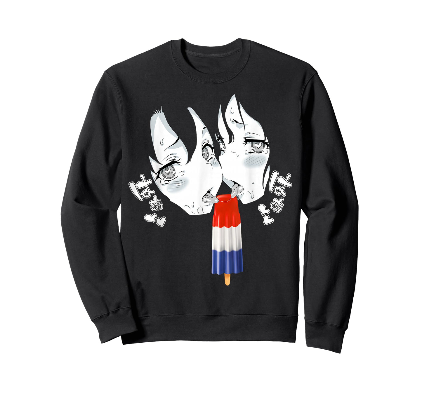 Ahegao Face Tee Anime Manga Hentai Popsicle Apparel T-Shirt