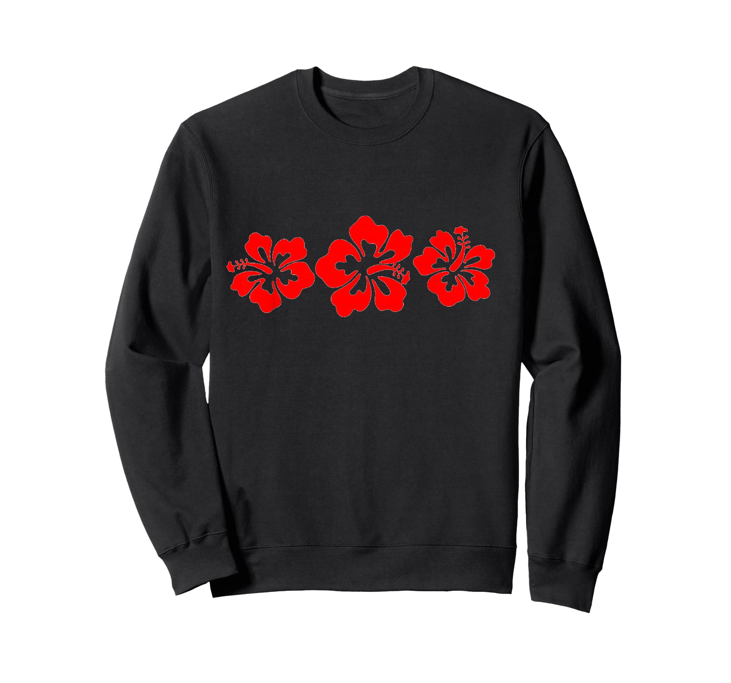 Red Hibiscus Flowers T-Shirt