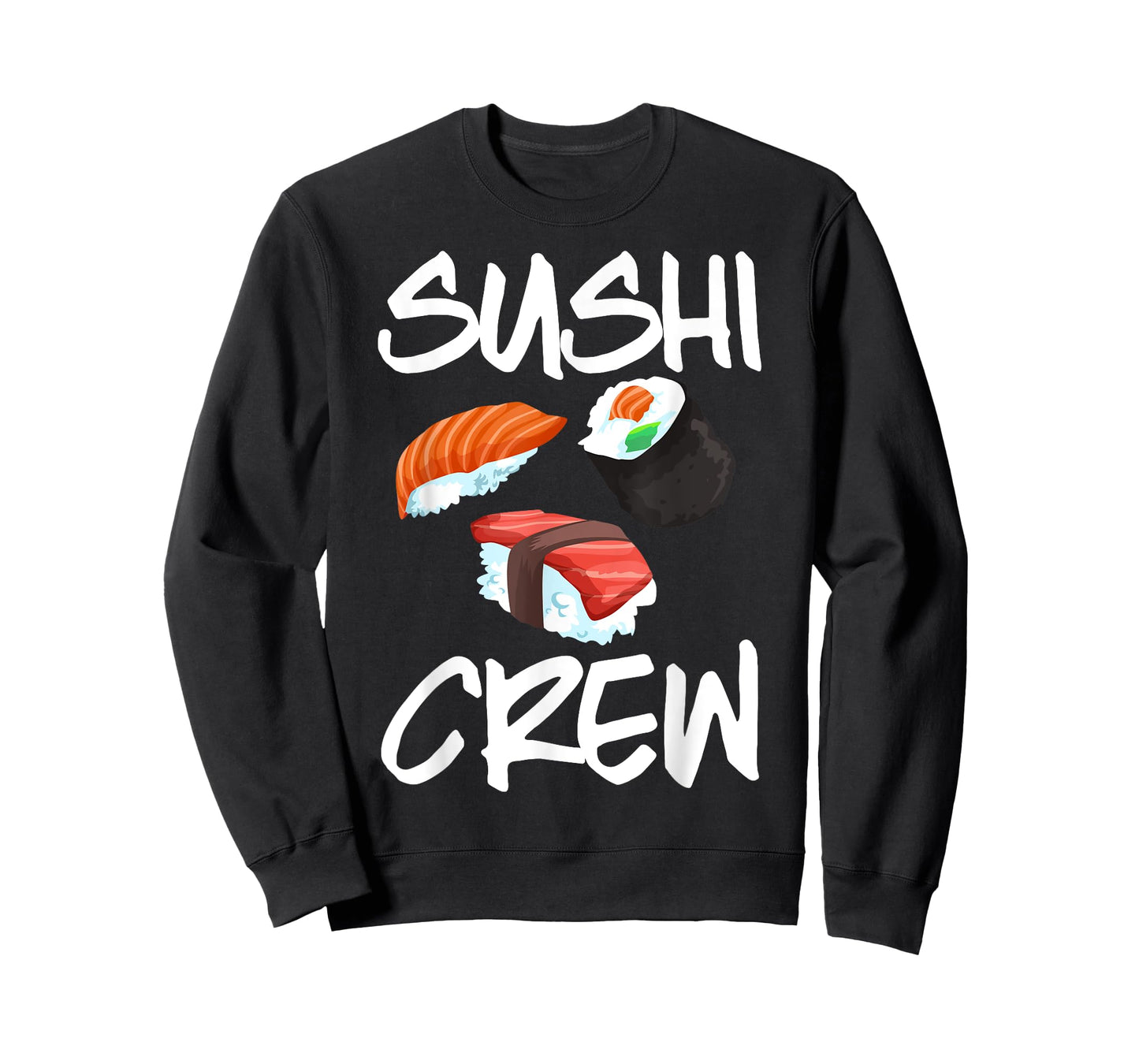 Funny Sushi Gift For Kids Men Women Cool Sushi Crew Foodie T-Shirt