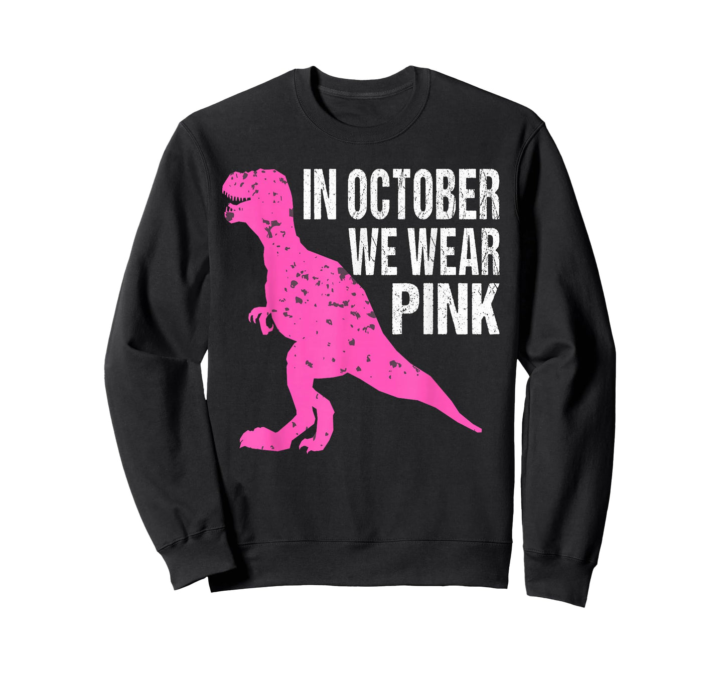 in October We Wear Pink Breast Cancer Awareness Kids Boys T-Shirt