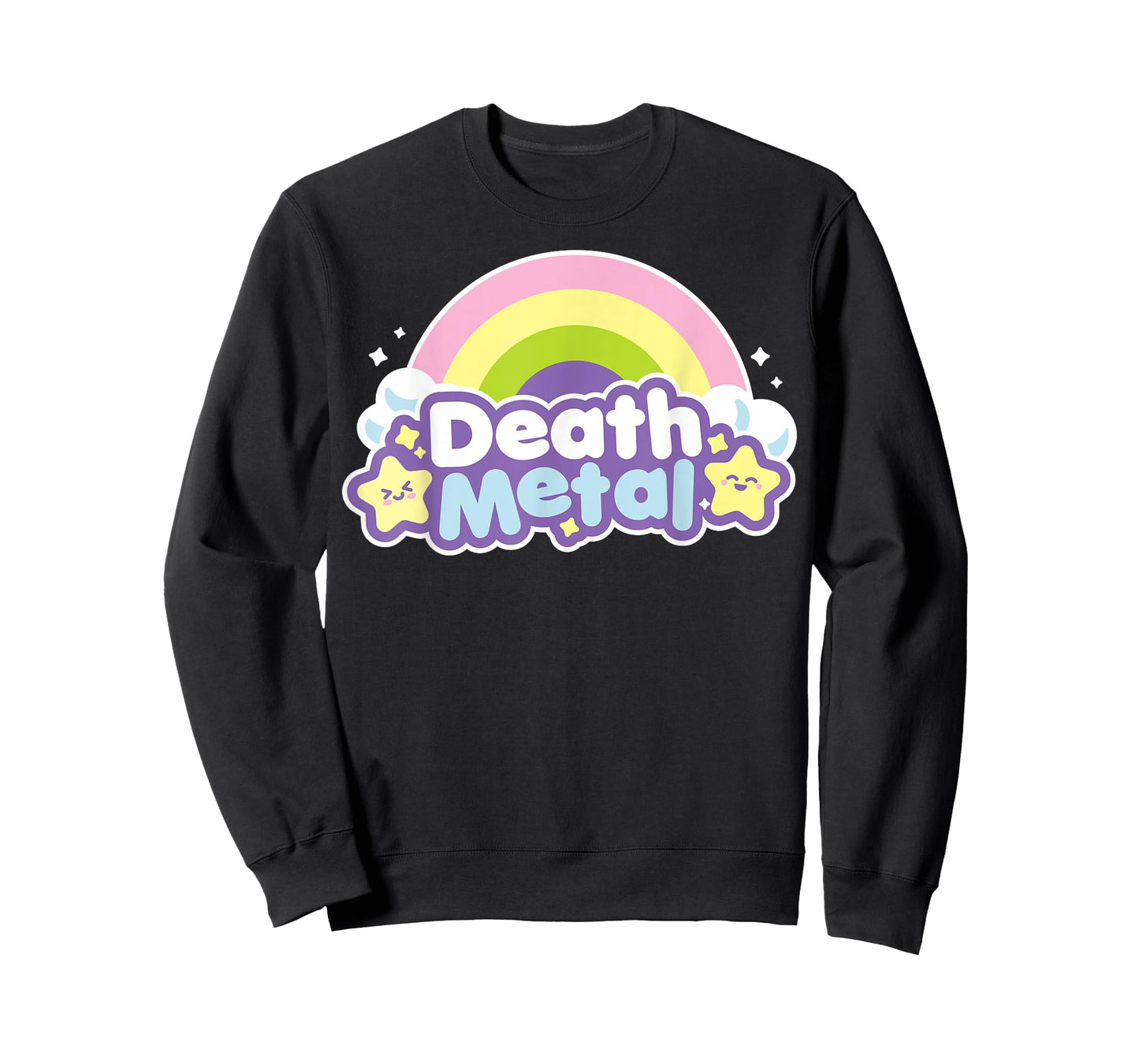 Death Metal Rainbow Halloween Shirt Unicorn Rock Concert T-Shirt