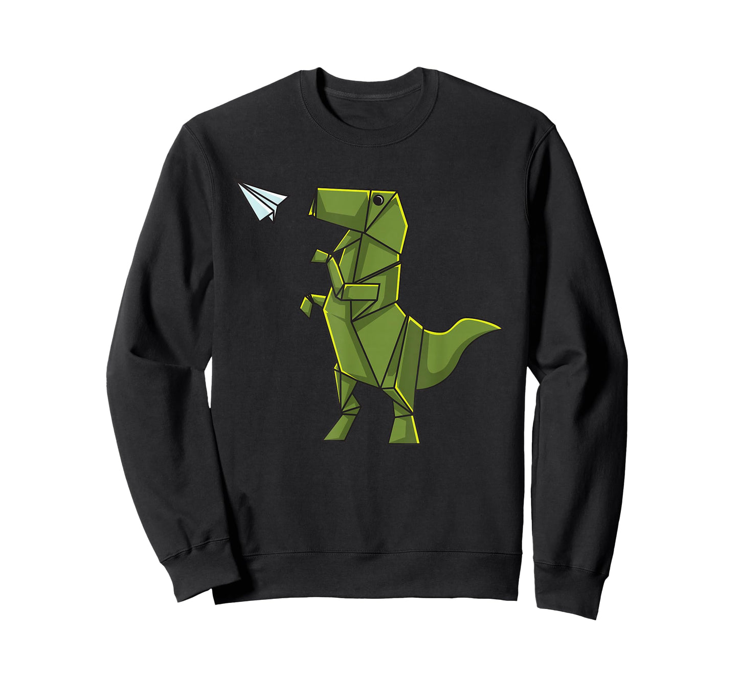 Origami Dinosaur Shirt - Origami T-Rex Flying Paper Airplane T-Shirt