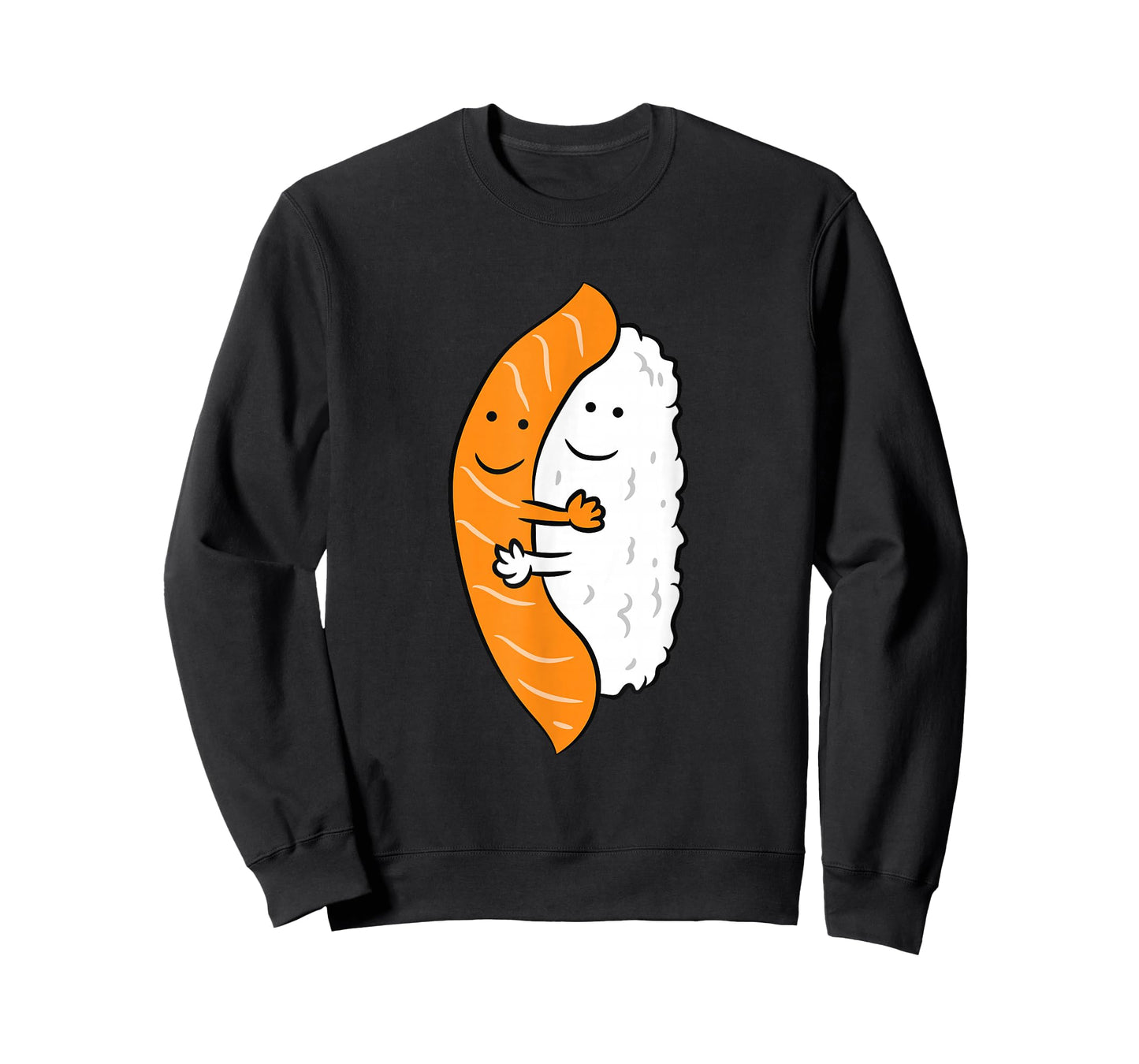 Sushi Hugging Salmon Cute Japanese Sushi T-Shirt