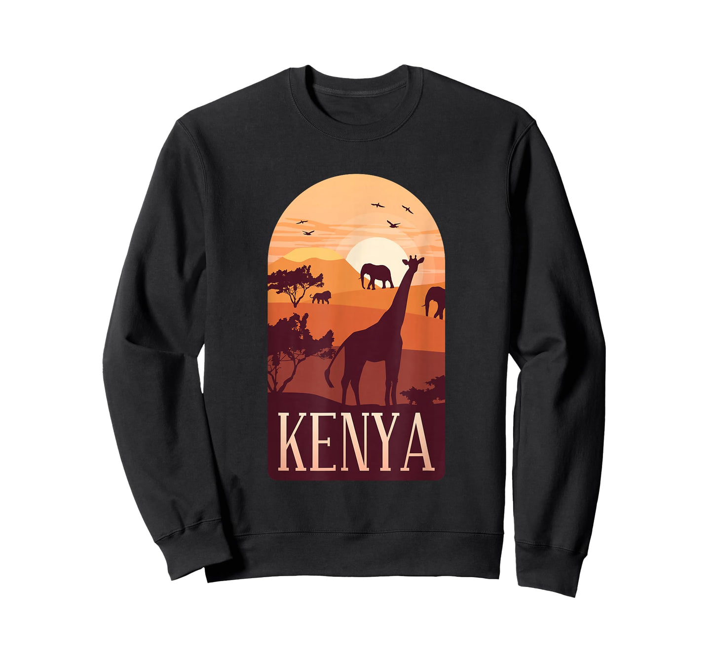 Kenya Love of Wilderness African Life Safari in Kenya Retro T-Shirt