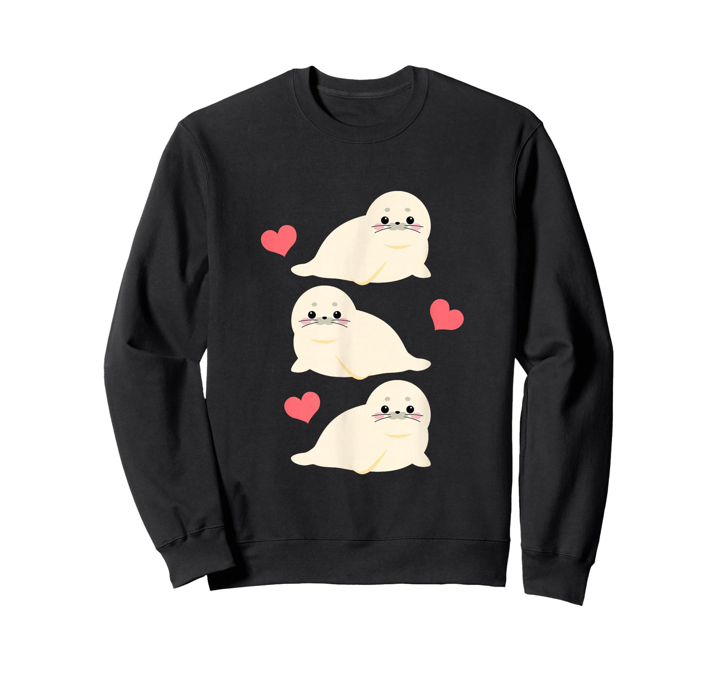 Sea Lions Make Me Happy T-Shirt Gift for Harp Seal Lover Tee T-Shirt