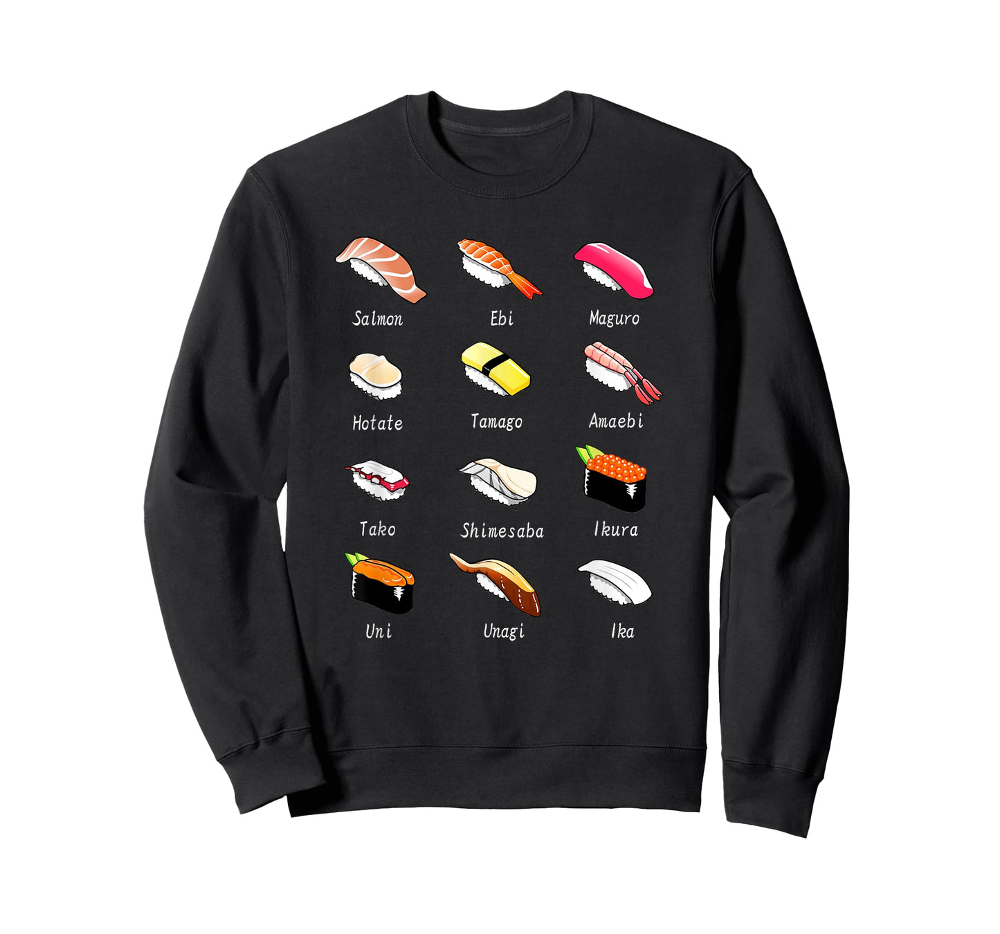 Sushi Nigiri Tee Shirt, Japanese Food Graphic T-Shirt