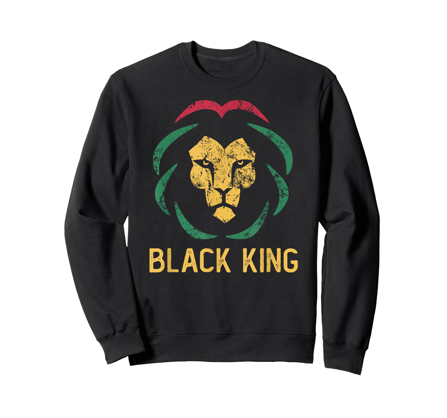 Black King Lion Black History Month Men & Juneteenth Boys T-Shirt