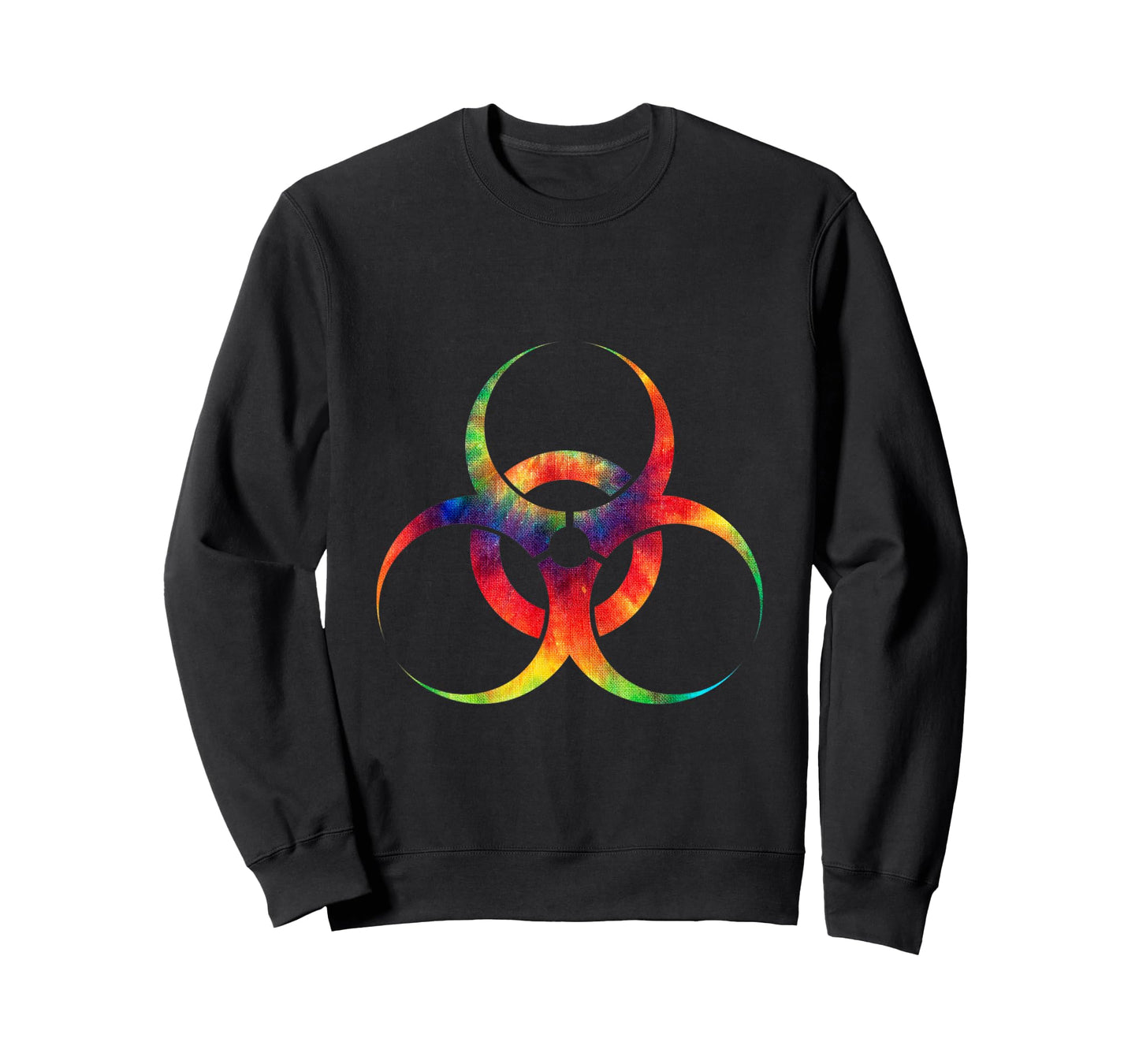 Tie Dye Nuclear Waste Toxic Symbol Tie Dyed T Shirt T-Shirt