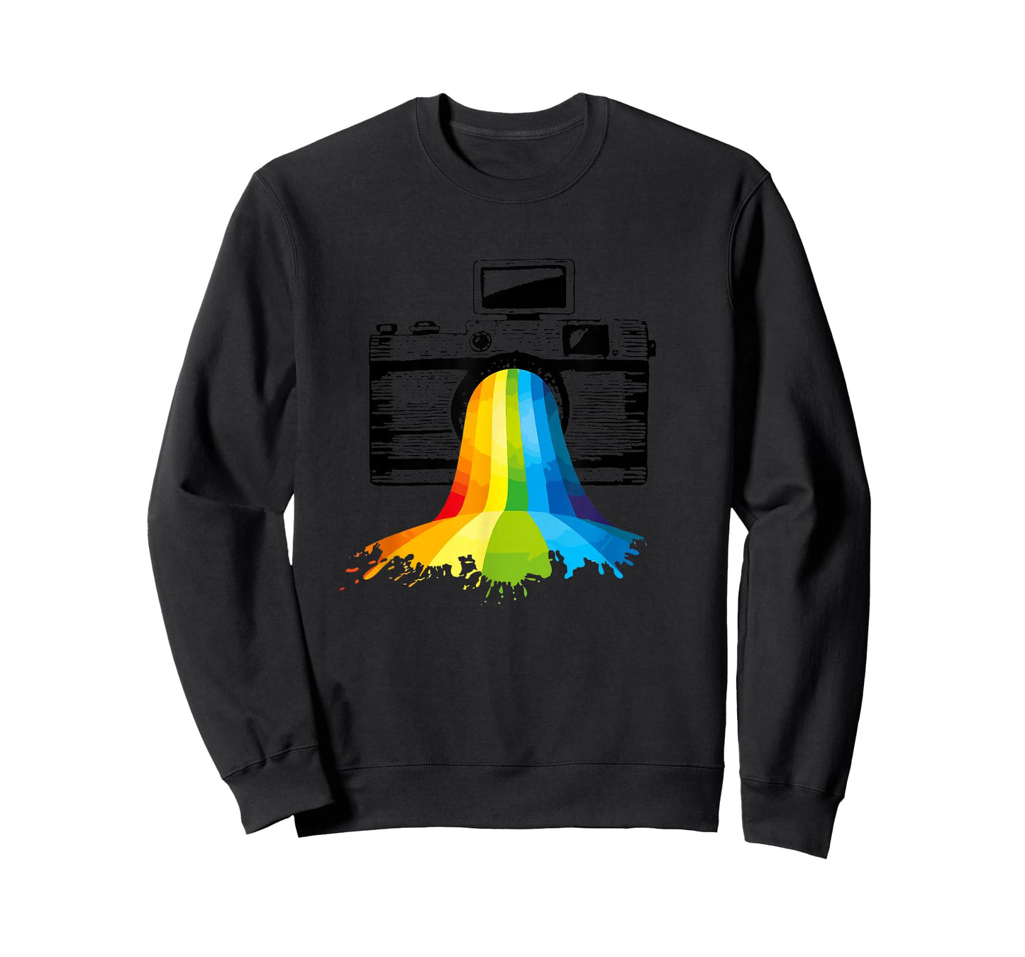 Photography Art T-Shirt Camera Rainbow Photographer Gift T-Shirt