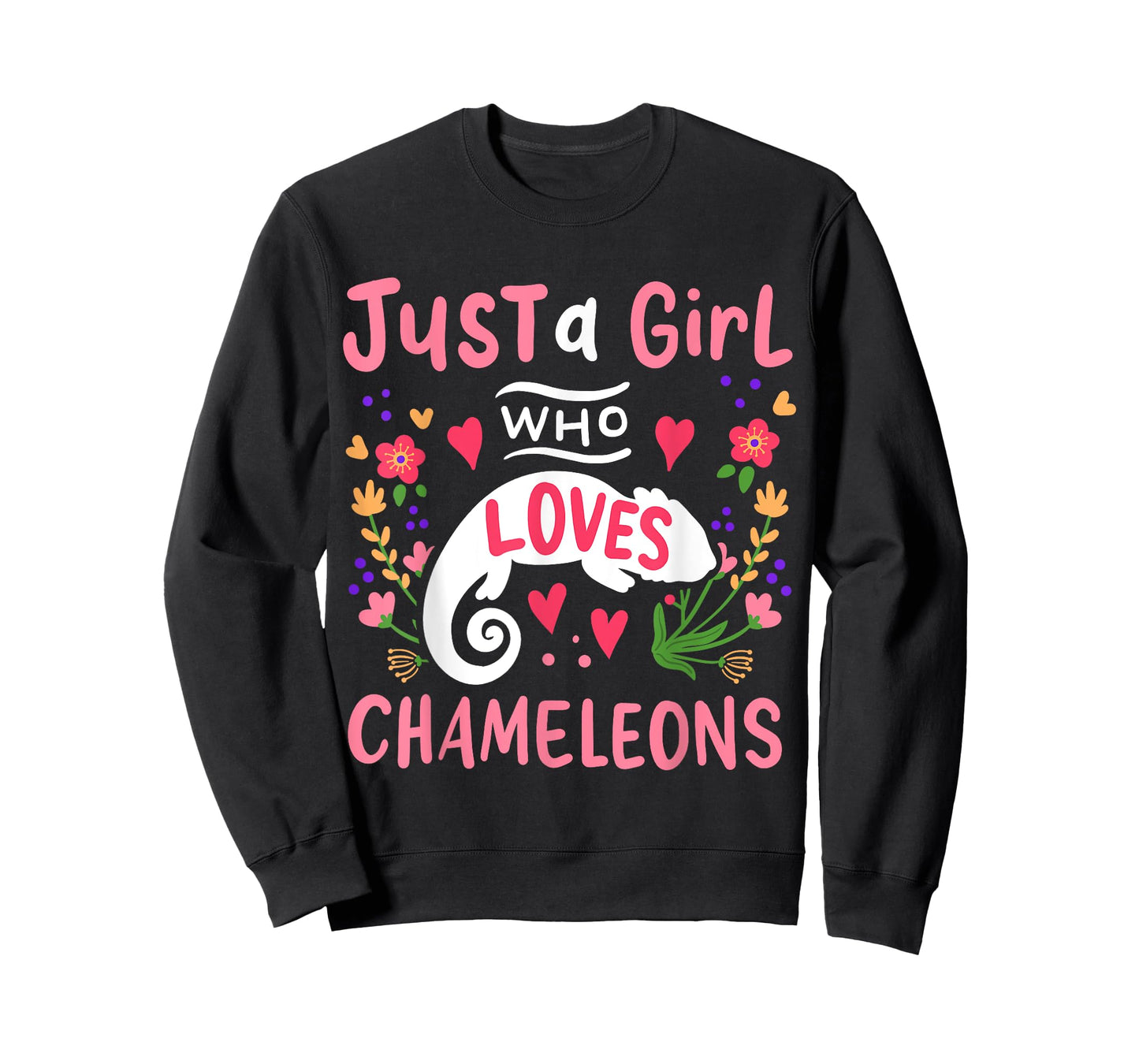 Chameleon Just A Girl Who Loves Chameleons Gift T-Shirt