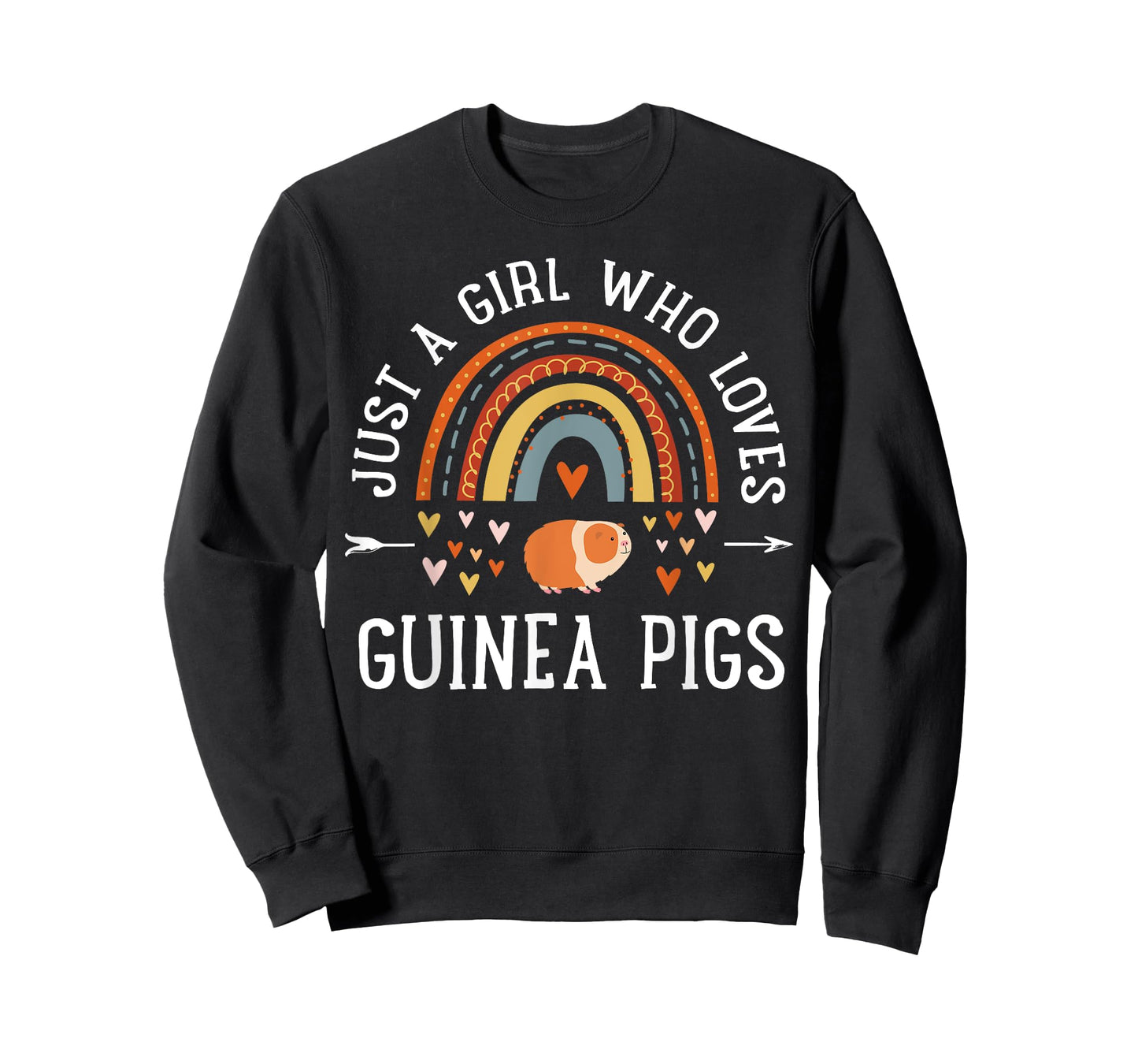 Just A Girl Who Loves Guinea Pigs Rainbow Gifts Cavy Lover T-Shirt