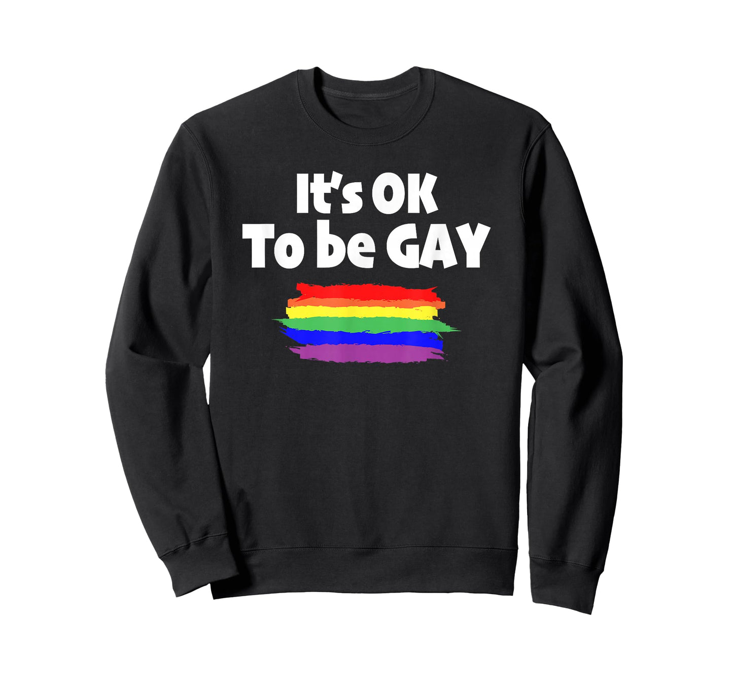 Gay Pride LGBT It's OK to be Gay Love Novelty T Shirt T-Shirt
