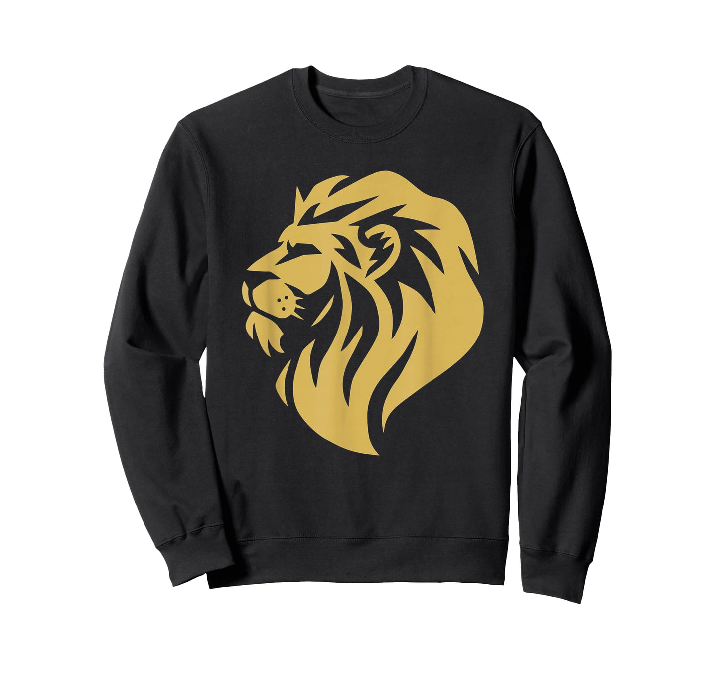 Gold Wilderness Lion Art for Men Women Kids T-Shirt