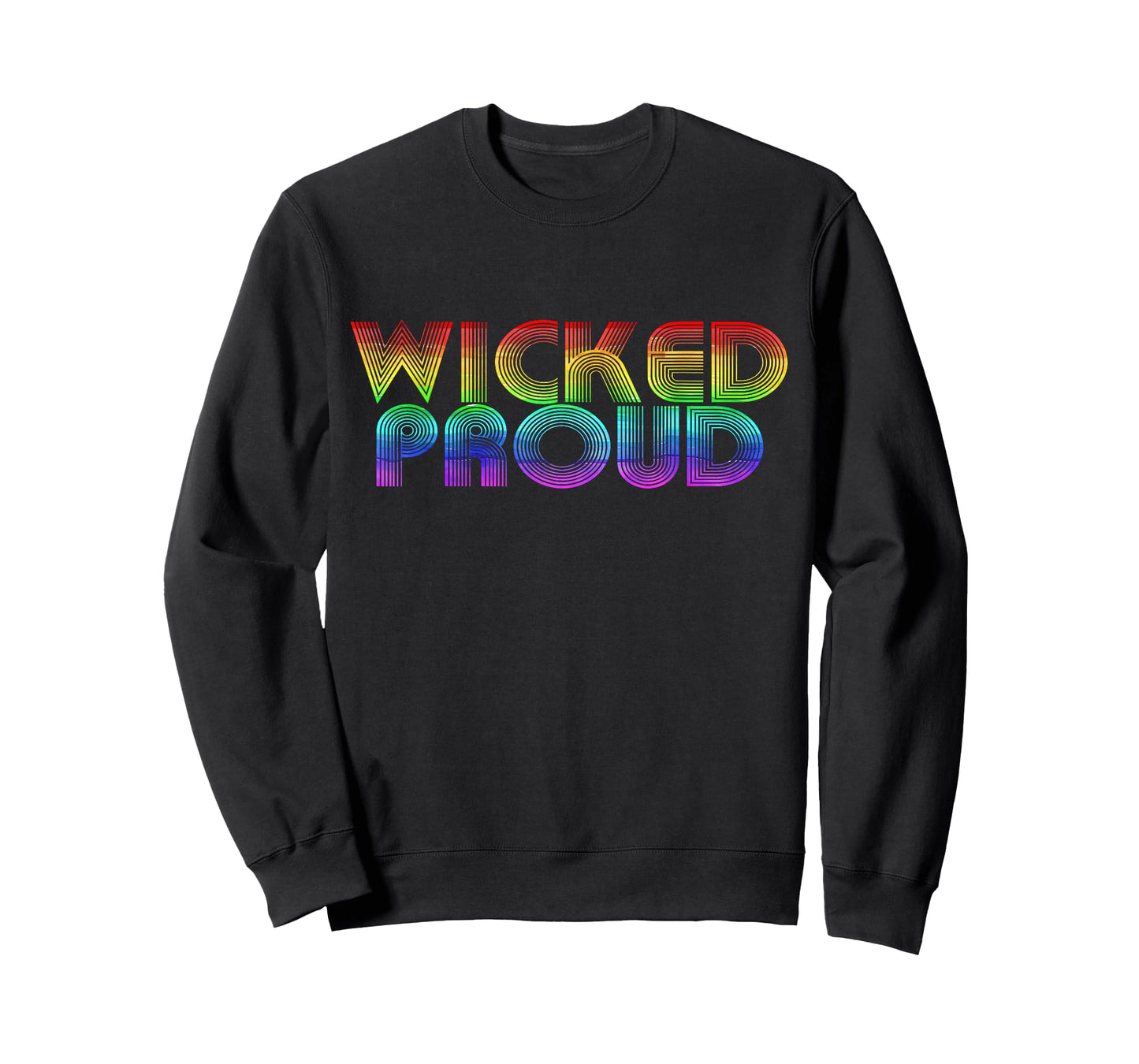 Wicked Proud Boston Gay Pride Rainbow LGBTQ Support T Shirt T-Shirt