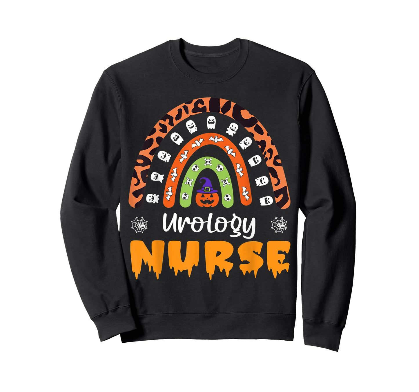 Urology Nurse RN Leopard Rainbow Women Halloween Costume T-Shirt