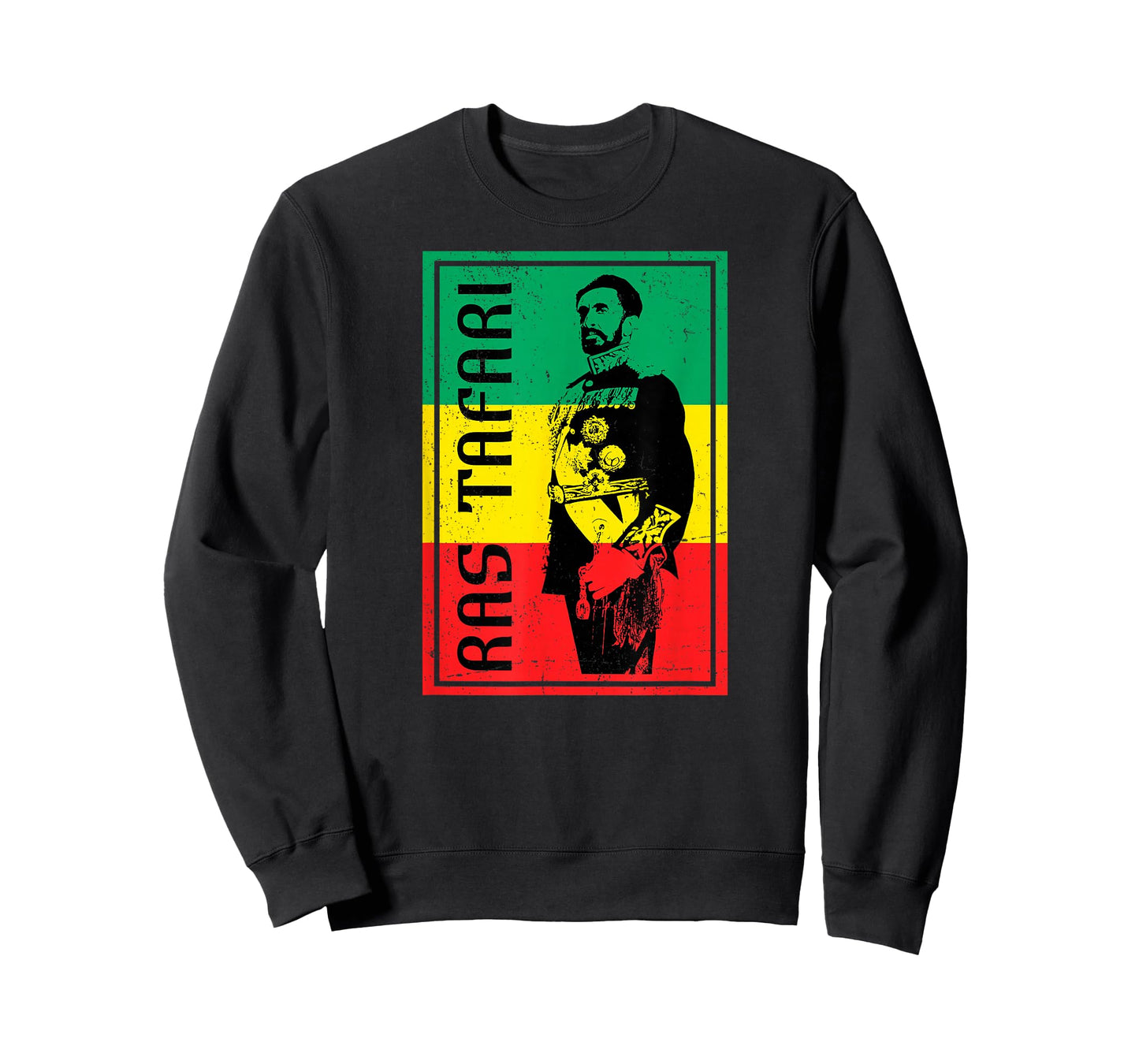 RAS TAFARI Kaiser Haile Selassie Ethiopia Reggae Rasta T-Shirt