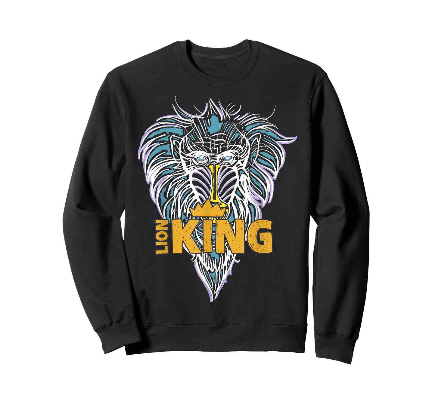 Disney The Lion King Pastel Rafiki Crown Logo T-Shirt