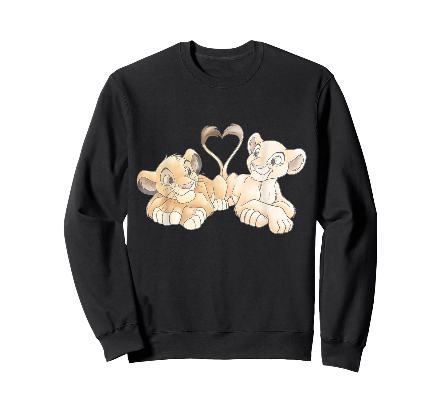 Disney The Lion King Simba and Nala Hearts Valentine’s Day T-Shirt