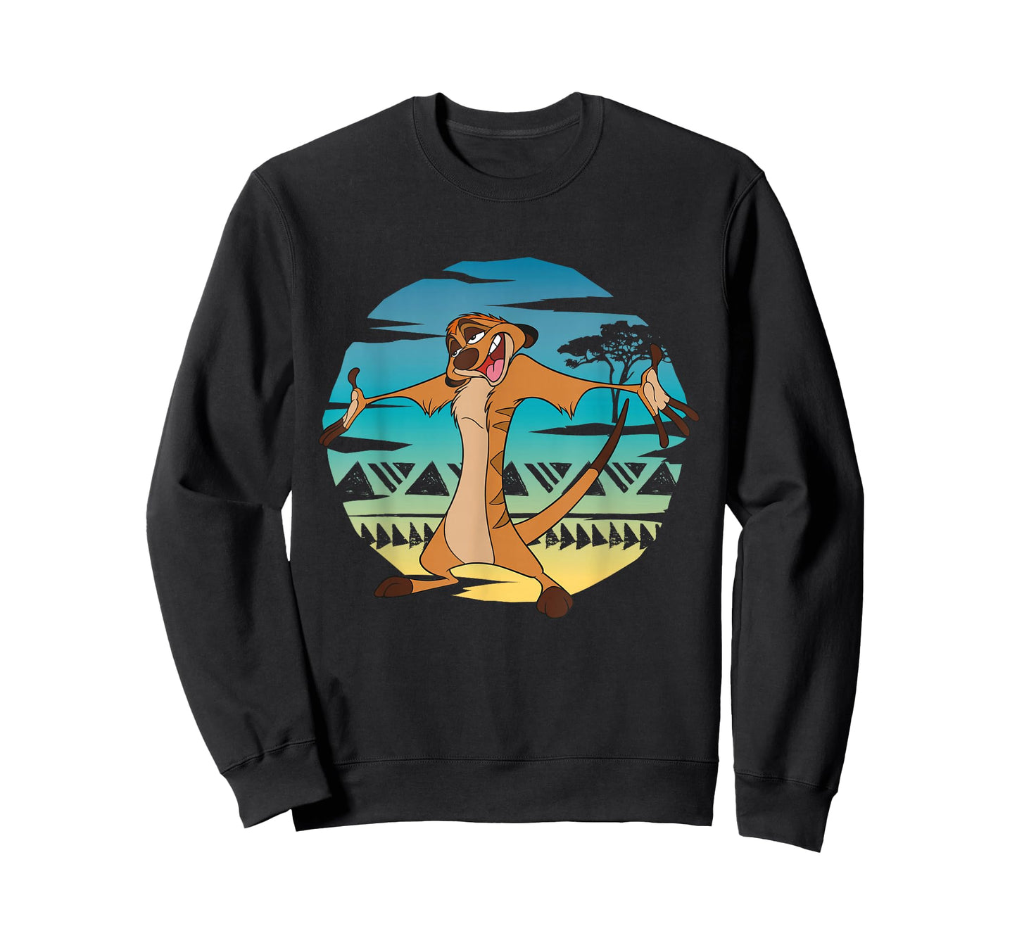 Disney The Lion King Timon Ombre 90s Retro T-Shirt T-Shirt