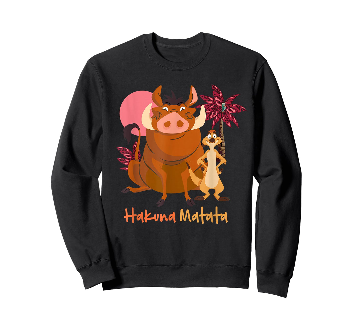 Disney The Lion King Timon & Pumbaa Hakuna Matata Face Front T-Shirt