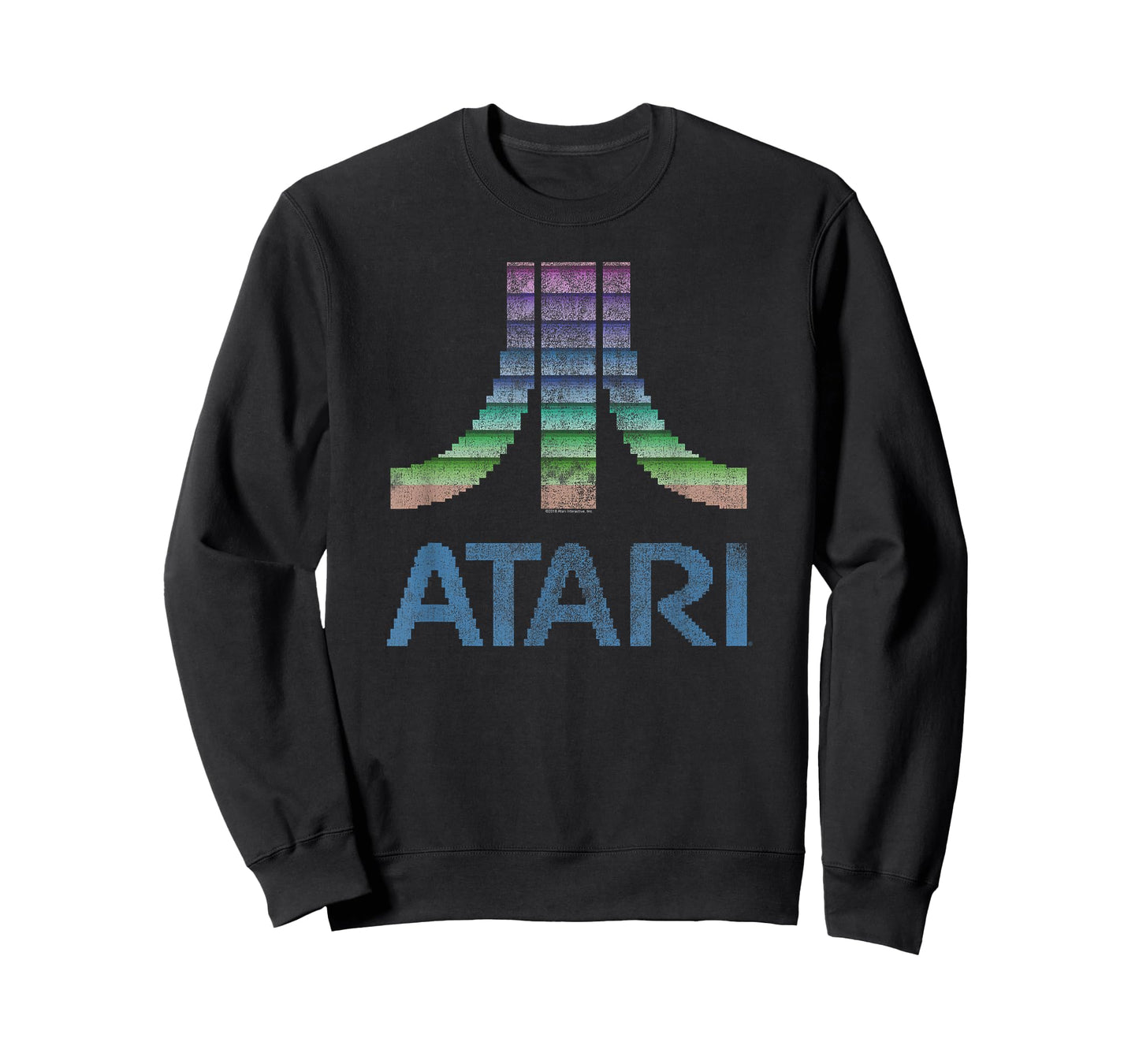Atari 8-Bit Rainbow Retro Video Game Logo T-Shirt