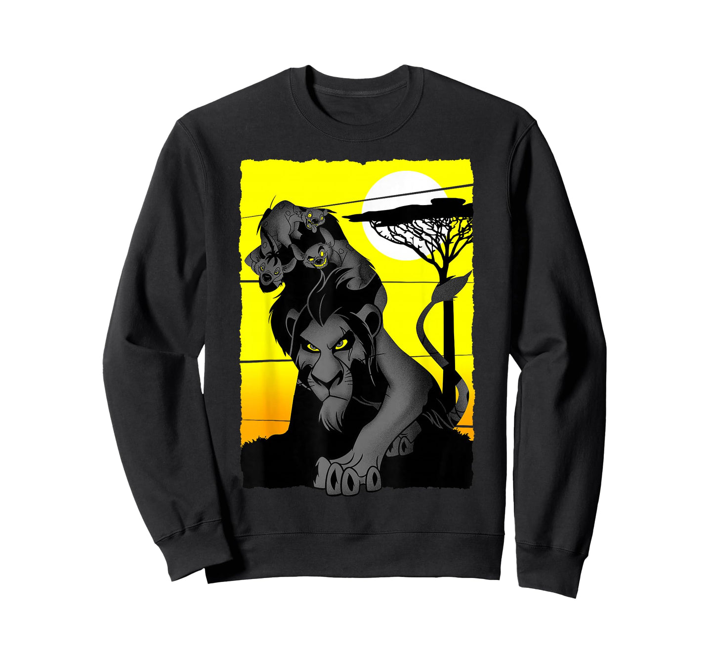 Disney Lion King Scar and Hyenas Sahara Group Poster T-Shirt