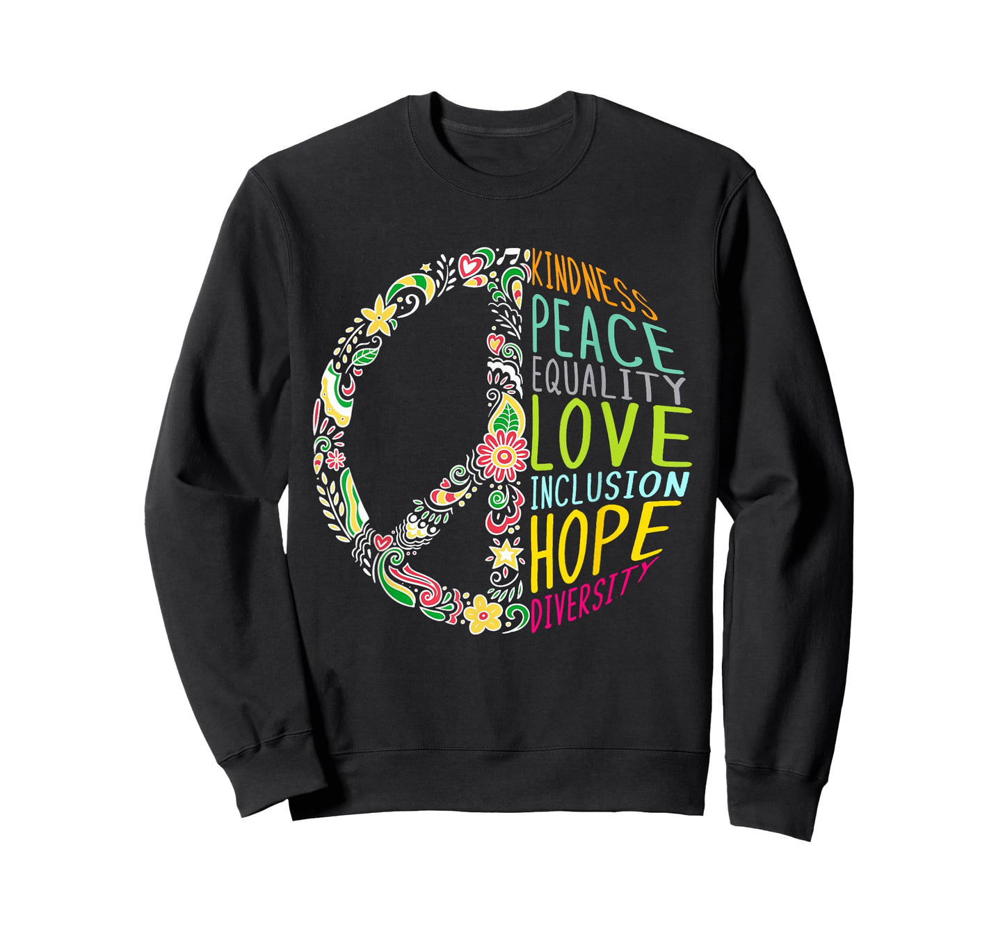 Human Rights - Kindness Peace Equality Inclusion Diversity T-Shirt