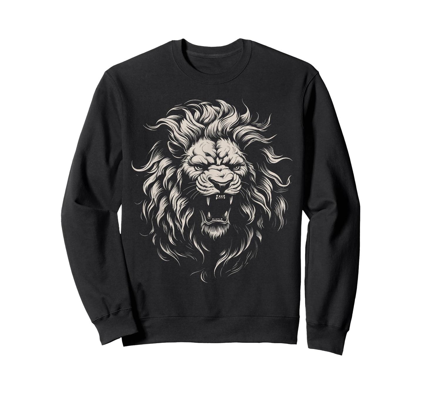 Lion Roar Head Art face for Lovers Lions King African Animal T-Shirt