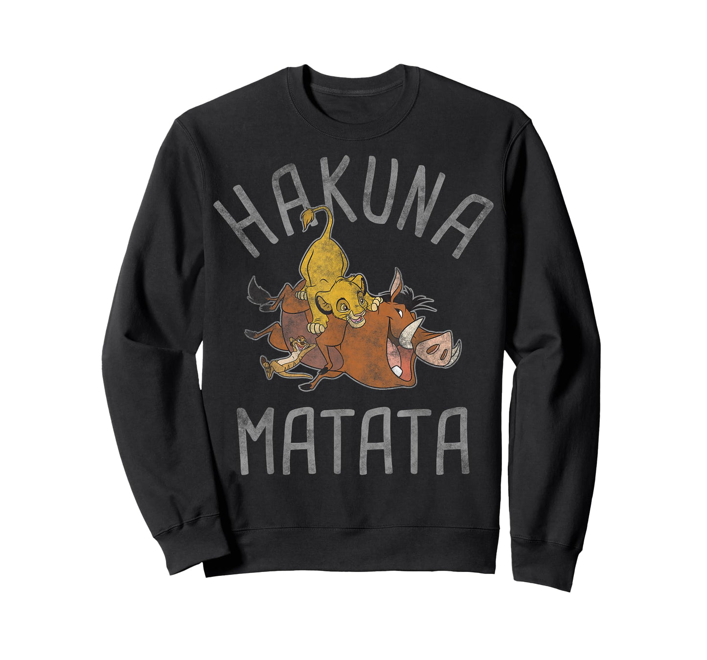 Disney The Lion King Group Shot Hakuna Matata Fade T-Shirt