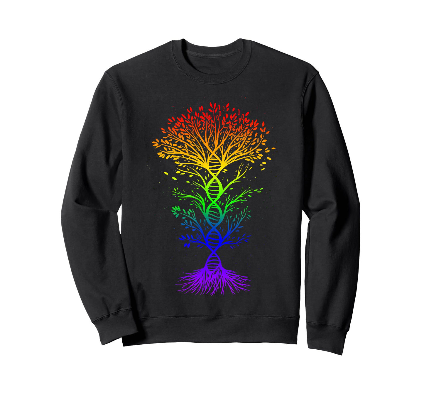 LGBTQI Rainbow Flag DNA Tree Gay Pride T-Shirt