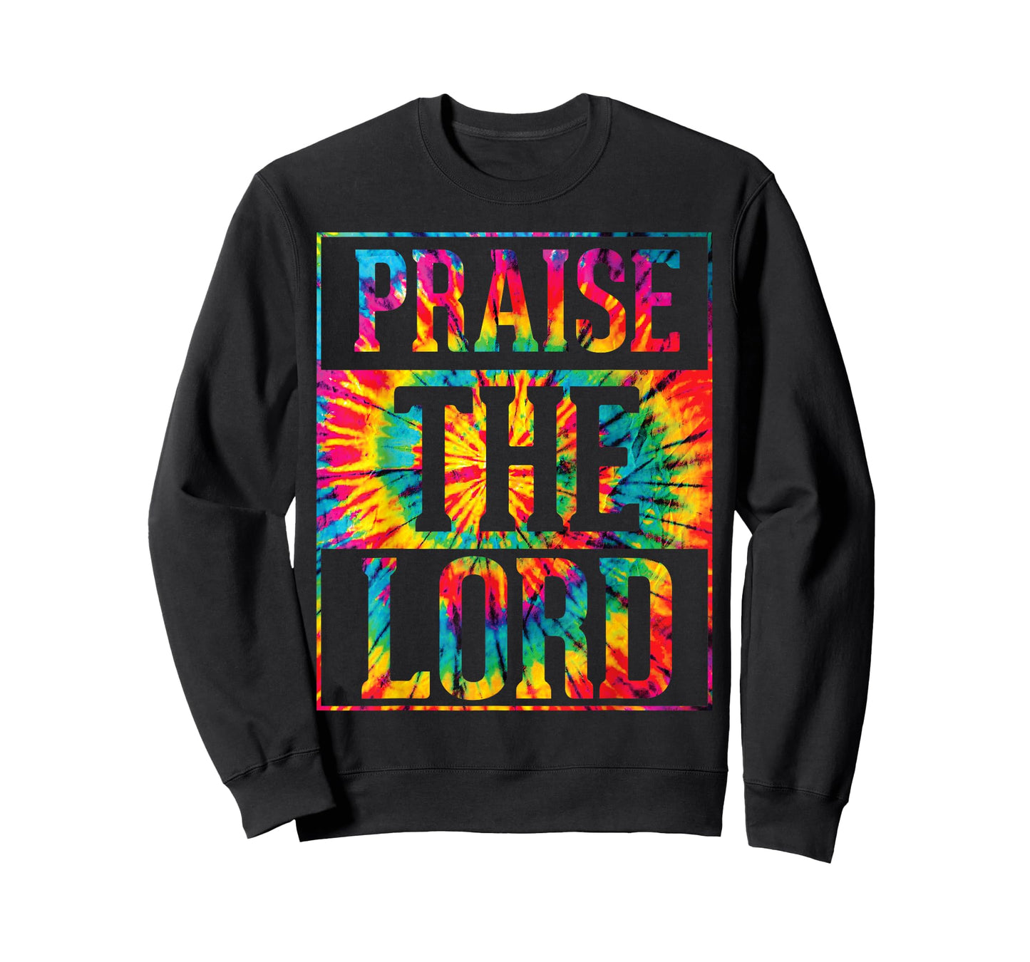 Praise The Lord Christian Faith Tie Dye Cute Christianity T-Shirt