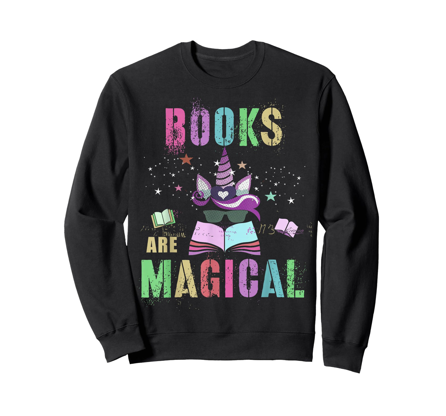 Funny BOOKS ARE MAGICAL I'm Unicorn School Library Squad Mom T-Shirt