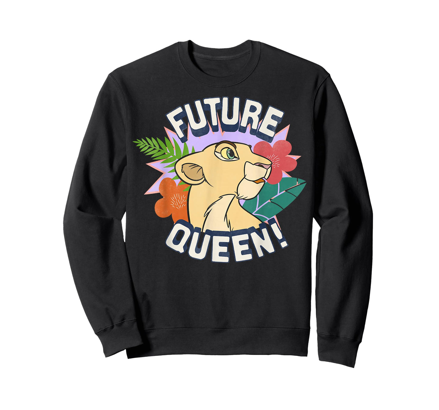 Disney Lion King Nala Future Queen Flowers Graphic T-Shirt T-Shirt