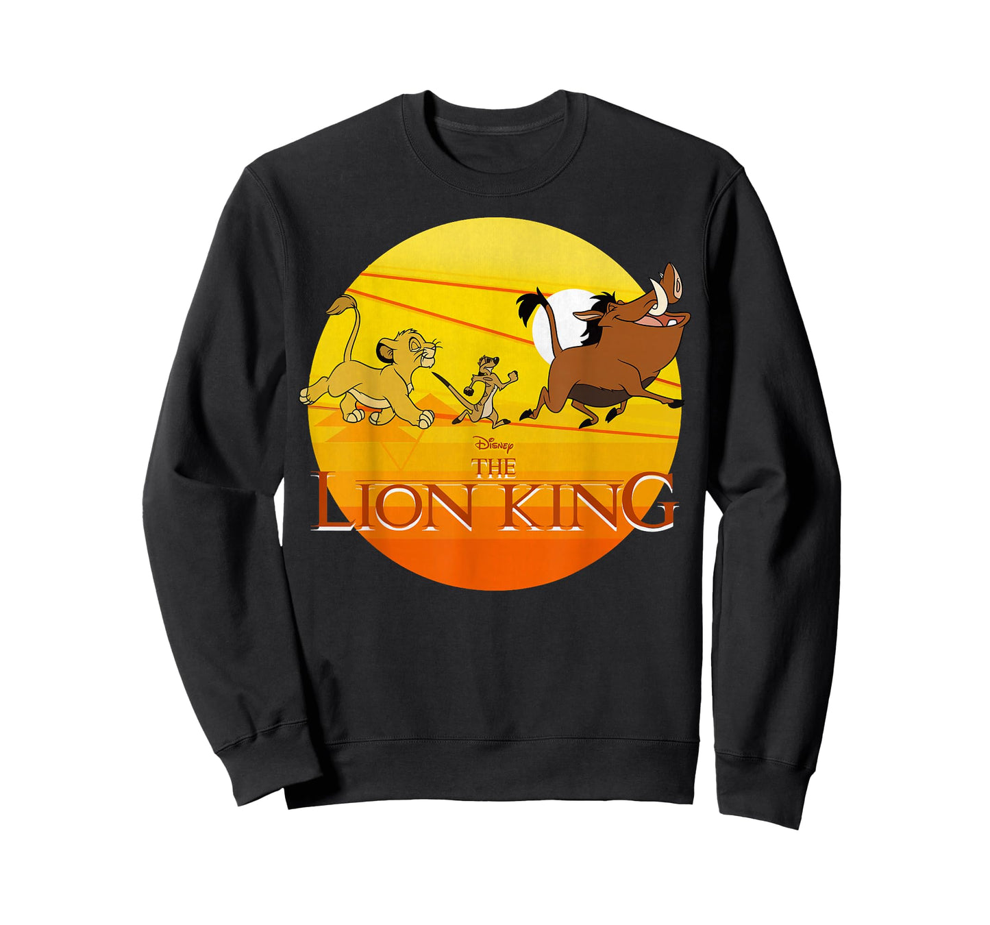 Disney The Lion King Simba Timon And Pumba Sunset T-Shirt