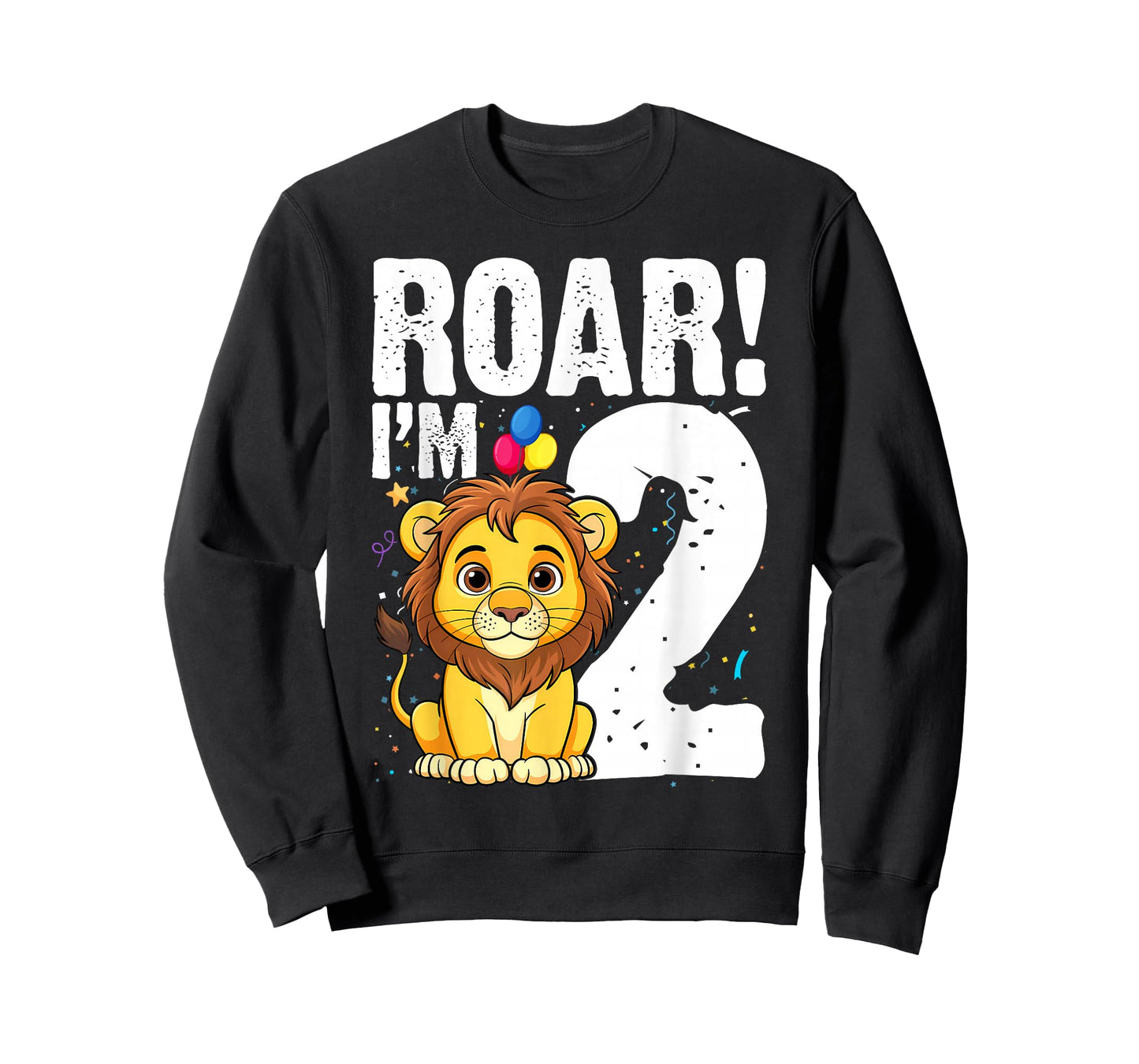 Children 2nd Birthday Lion 2 Years Old Boy Lion Animal King T-Shirt