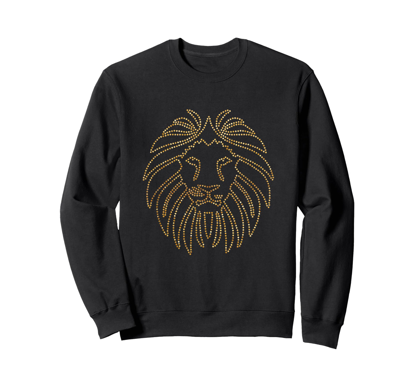 Lion Head Shining Diamonds King of Animals Symbol of Power T-Shirt