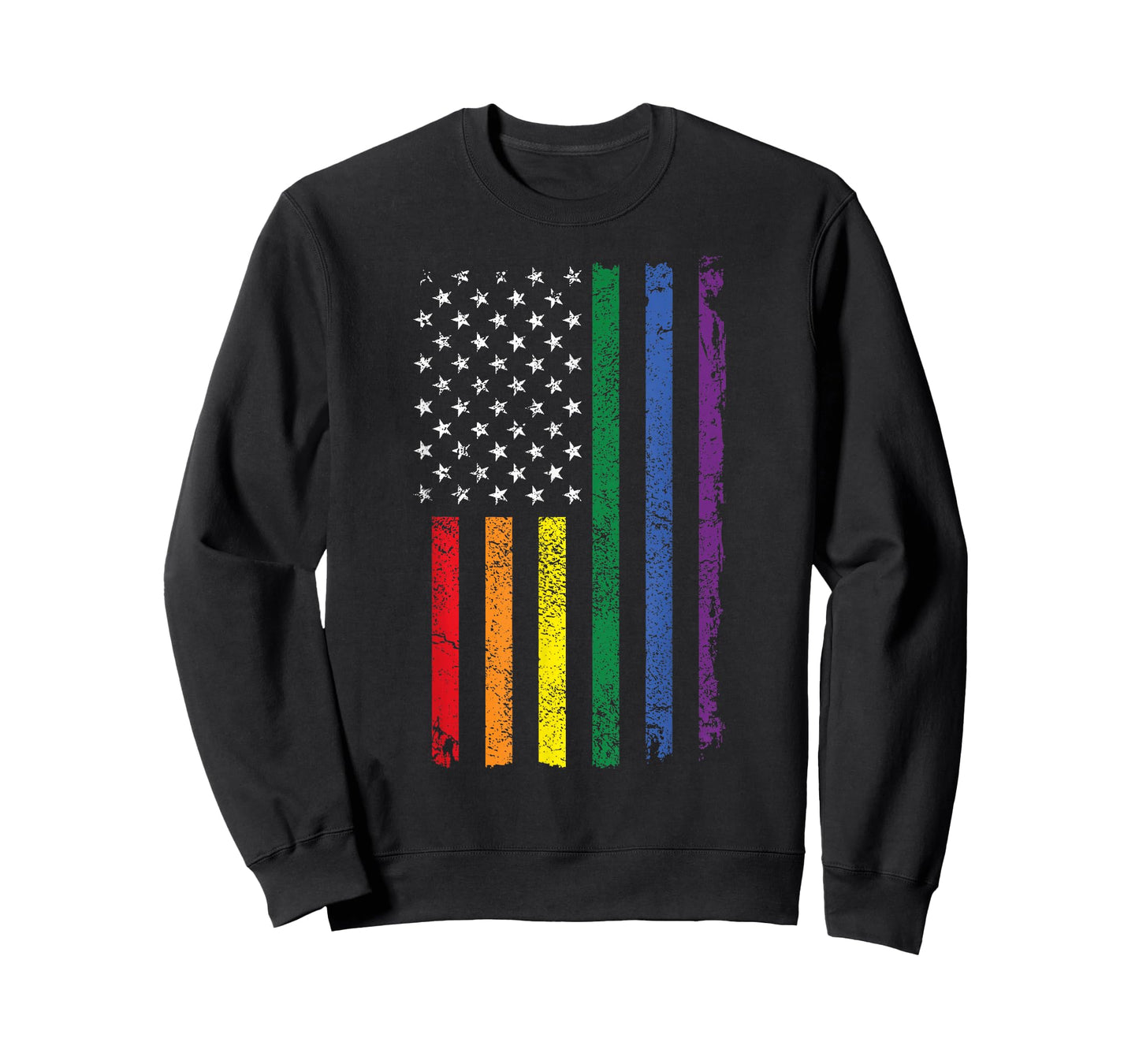 American Rainbow Flag LGBT Pride Tshirt T-Shirt